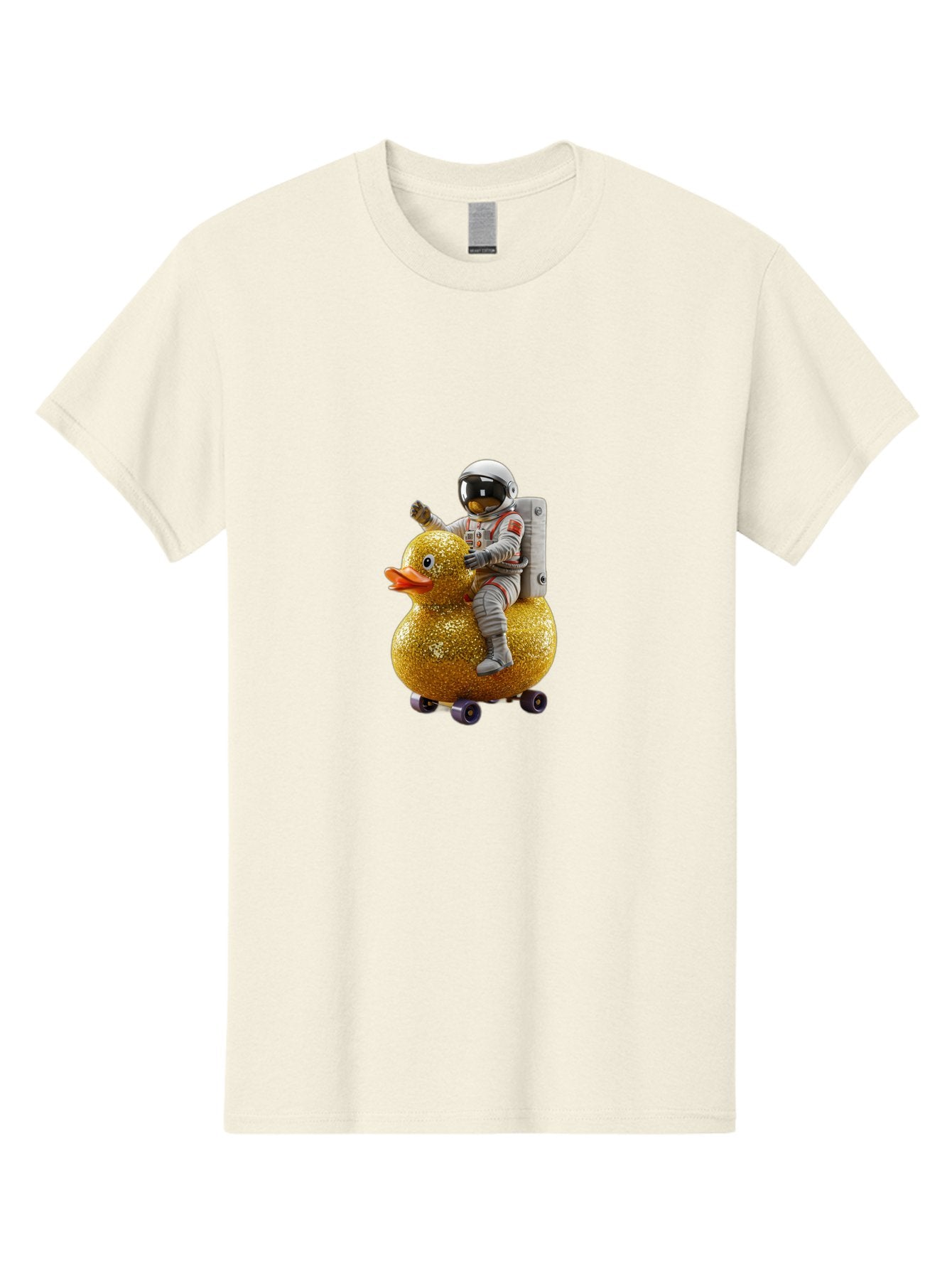 Astronaut-On-Gold-Duck Men'S Graphic Tee, 100% Cotton, Comfortable Casual Summer Wear, Machine Washable, Vintage Camera, Old Camera, Antique Camera, Black Camera, Classic Photography, Photography Equipment, Nostalgic Device, Film Camera, Baj973 6