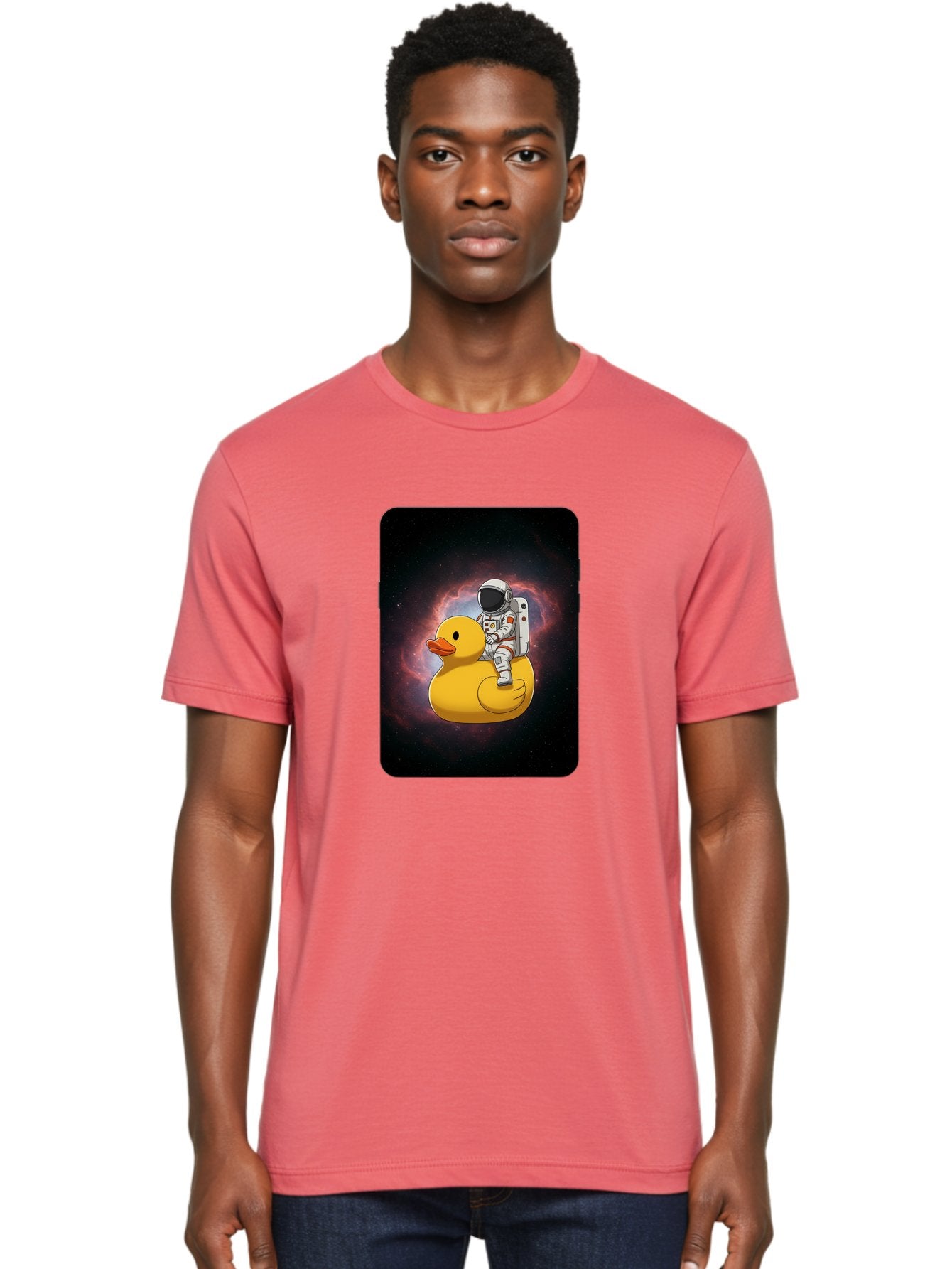 Astronaut-Riding-Rubber-Duck-1 Men'S Graphic Tee, 100% Cotton, Comfortable Casual Summer Wear, Machine Washable, Vintage Camera, Old Camera, Antique Camera, Black Camera, Classic Photography, Photography Equipment, Nostalgic Device, Baj977 20