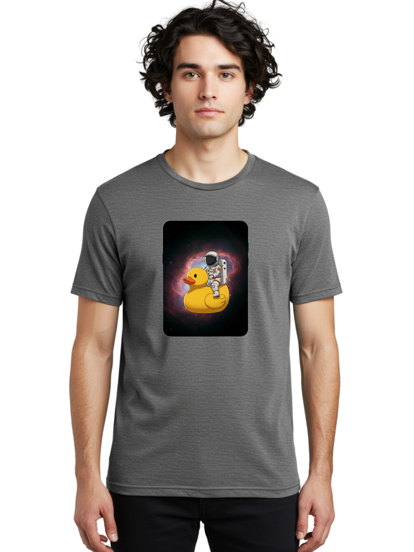 Astronaut-Riding-Rubber-Duck-1 Men'S Graphic Tee, 100% Cotton, Comfortable Casual Summer Wear, Machine Washable, Vintage Camera, Old Camera, Antique Camera, Black Camera, Classic Photography, Photography Equipment, Nostalgic Device, Baj977 14