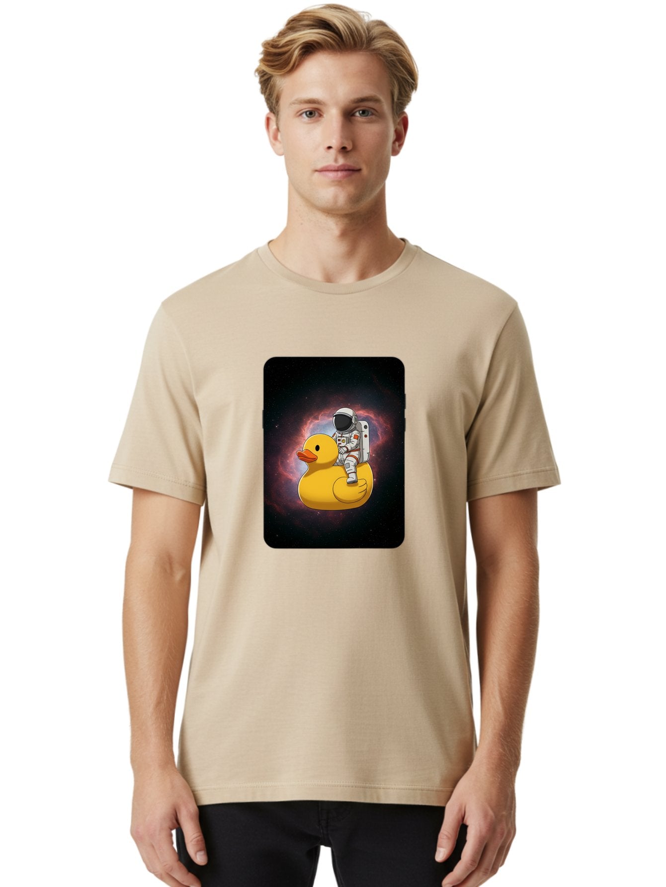 Astronaut-Riding-Rubber-Duck-1 Men'S Graphic Tee, 100% Cotton, Comfortable Casual Summer Wear, Machine Washable, Vintage Camera, Old Camera, Antique Camera, Black Camera, Classic Photography, Photography Equipment, Nostalgic Device, Baj977 29
