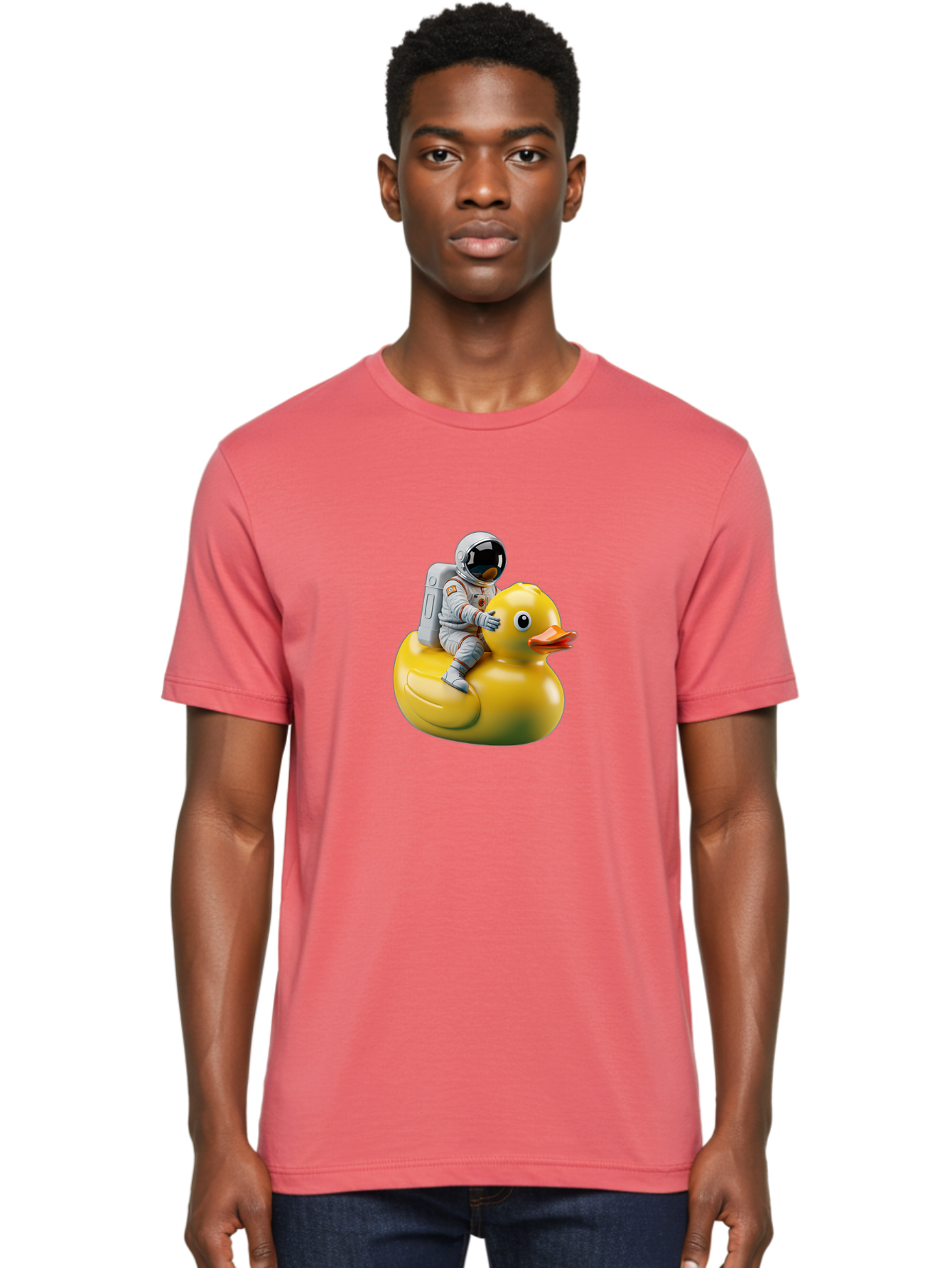 Astronaut-Riding-Rubber-Duck-4 Men'S Graphic Tee, 100% Cotton, Comfortable Casual Summer Wear, Machine Washable, Vintage Camera, Old Camera, Antique Camera, Black Camera, Classic Photography, Photography Equipment, Nostalgic Device, Baj980 12