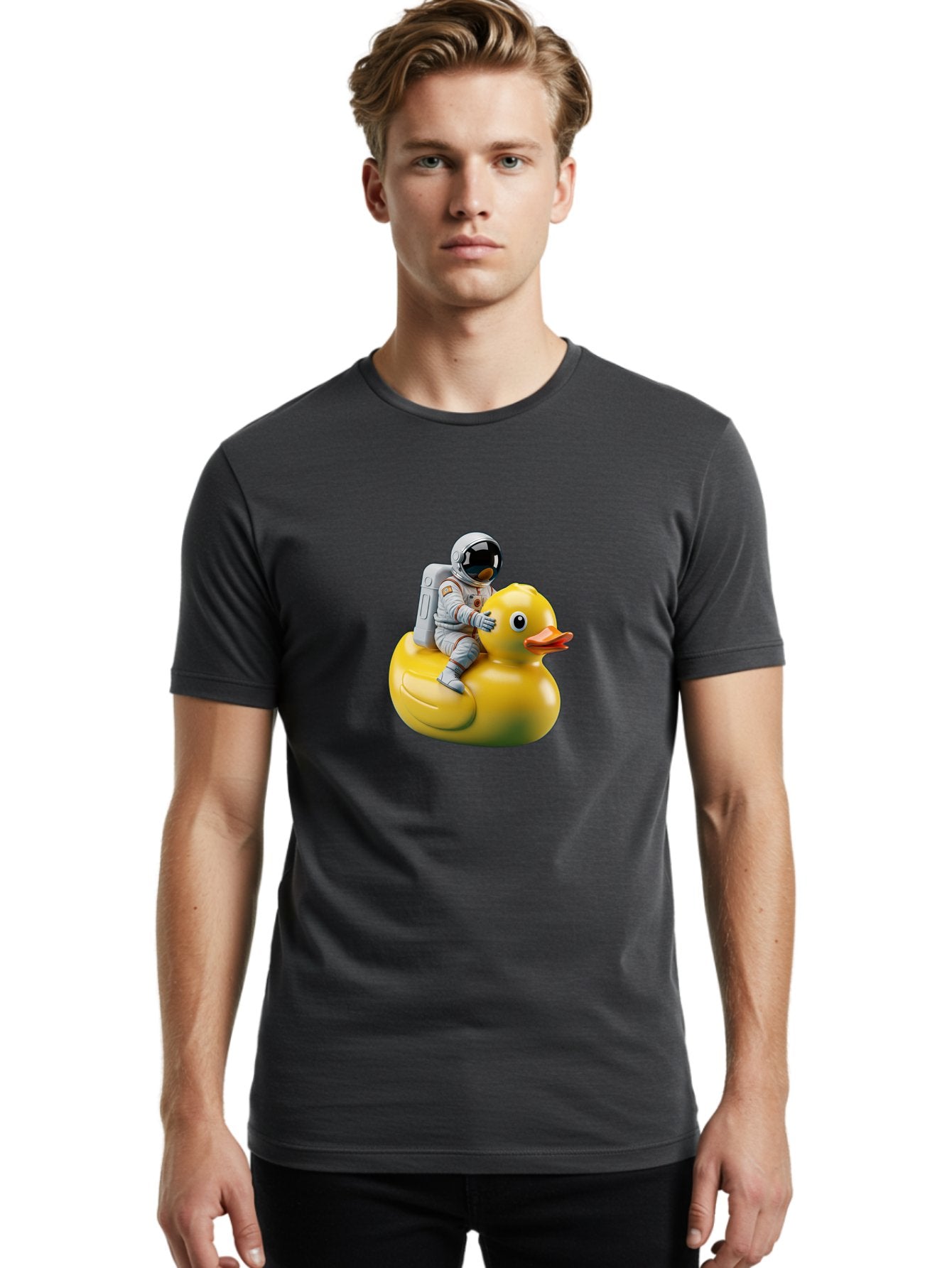 Astronaut-Riding-Rubber-Duck-4 Men'S Graphic Tee, 100% Cotton, Comfortable Casual Summer Wear, Machine Washable, Vintage Camera, Old Camera, Antique Camera, Black Camera, Classic Photography, Photography Equipment, Nostalgic Device, Baj980 29