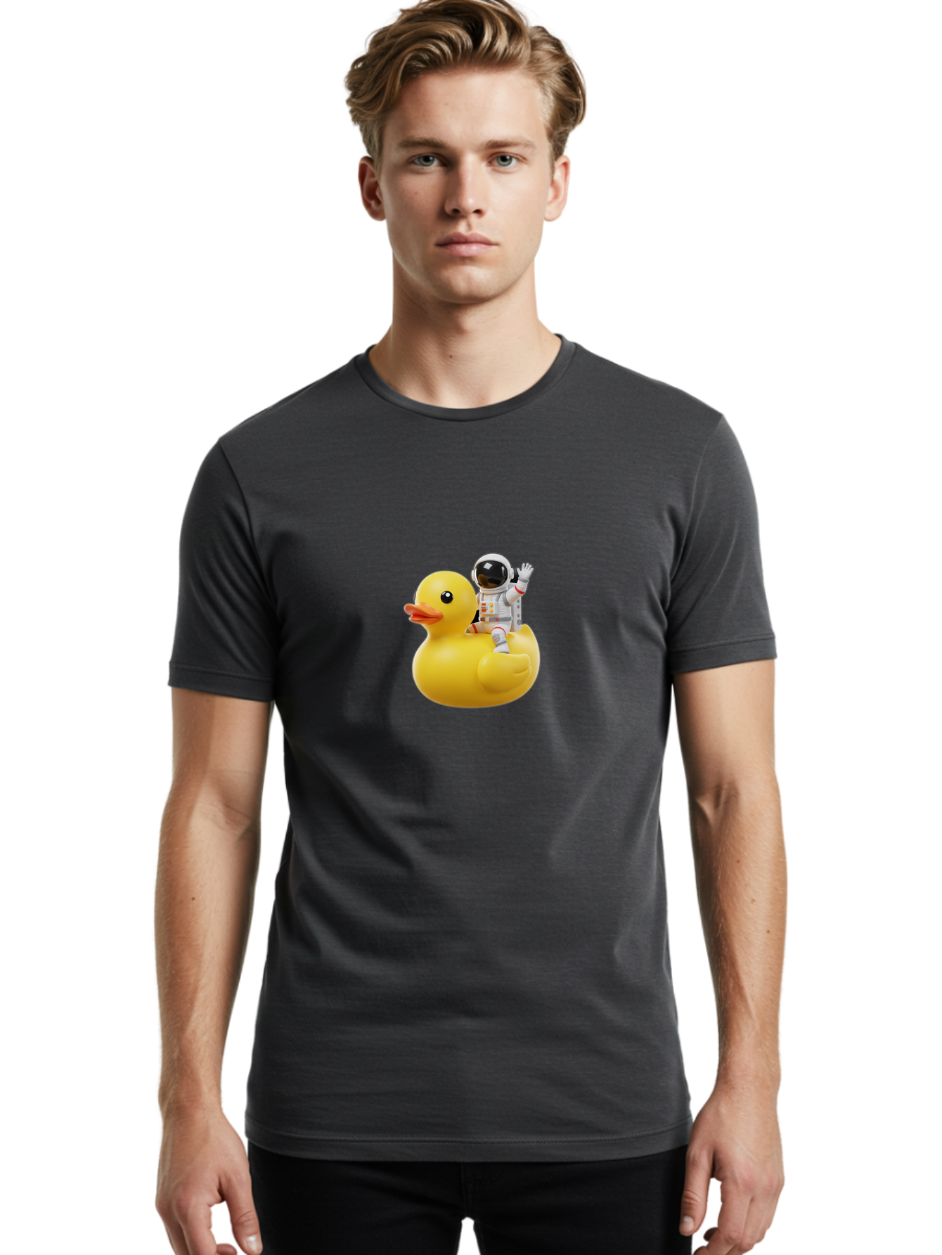 Astronaut-Riding-Rubber-Duck Men'S Graphic Tee, 100% Cotton, Comfortable Casual Summer Wear, Machine Washable, Vintage Camera, Old Camera, Antique Camera, Black Camera, Classic Photography, Photography Equipment, Nostalgic Device, Film Camera, Baj981 22