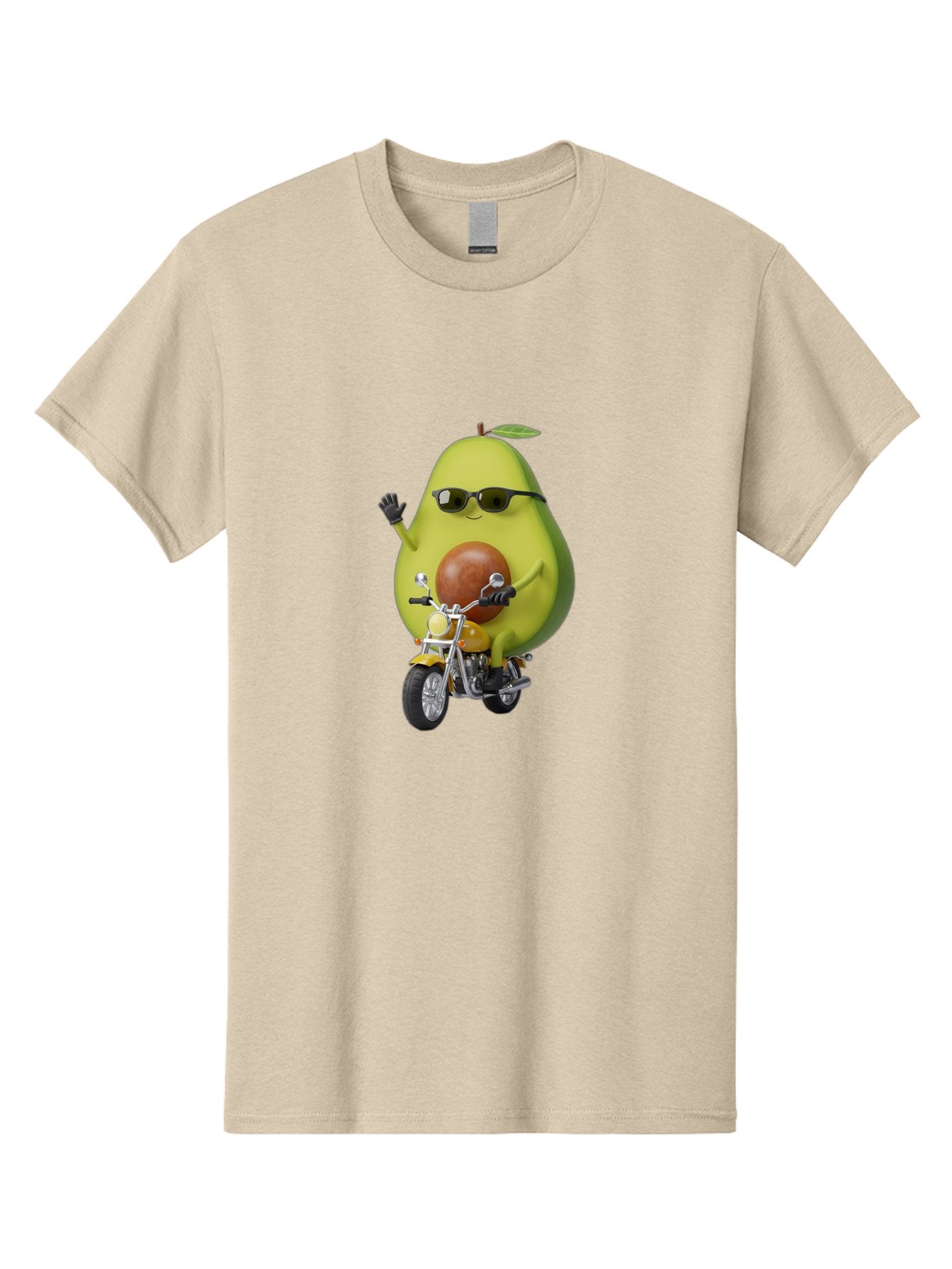 Avocado-Rider-1 Men'S Graphic Tee, 100% Cotton, Comfortable Casual Summer Wear, Machine Washable, Vintage Camera, Old Camera, Antique Camera, Black Camera, Classic Photography, Photography Equipment, Nostalgic Device, Film Camera, Camera Art Baj982