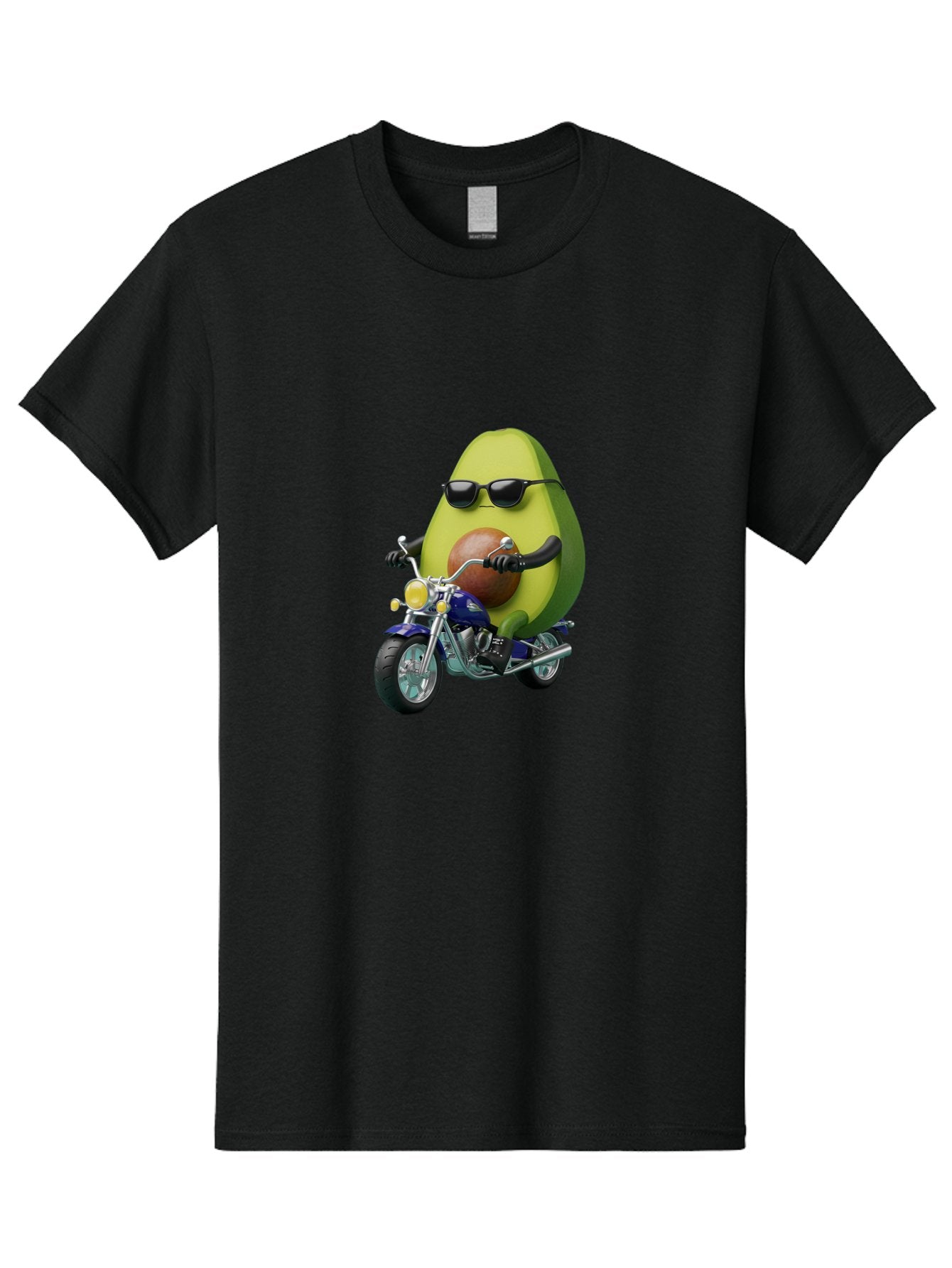 Avocado-Riding-Motorcycle Men'S Graphic Tee, 100% Cotton, Comfortable Casual Summer Wear, Machine Washable, Vintage Camera, Old Camera, Antique Camera, Black Camera, Classic Photography, Photography Equipment, Nostalgic Device, Film Camera, Baj984 15