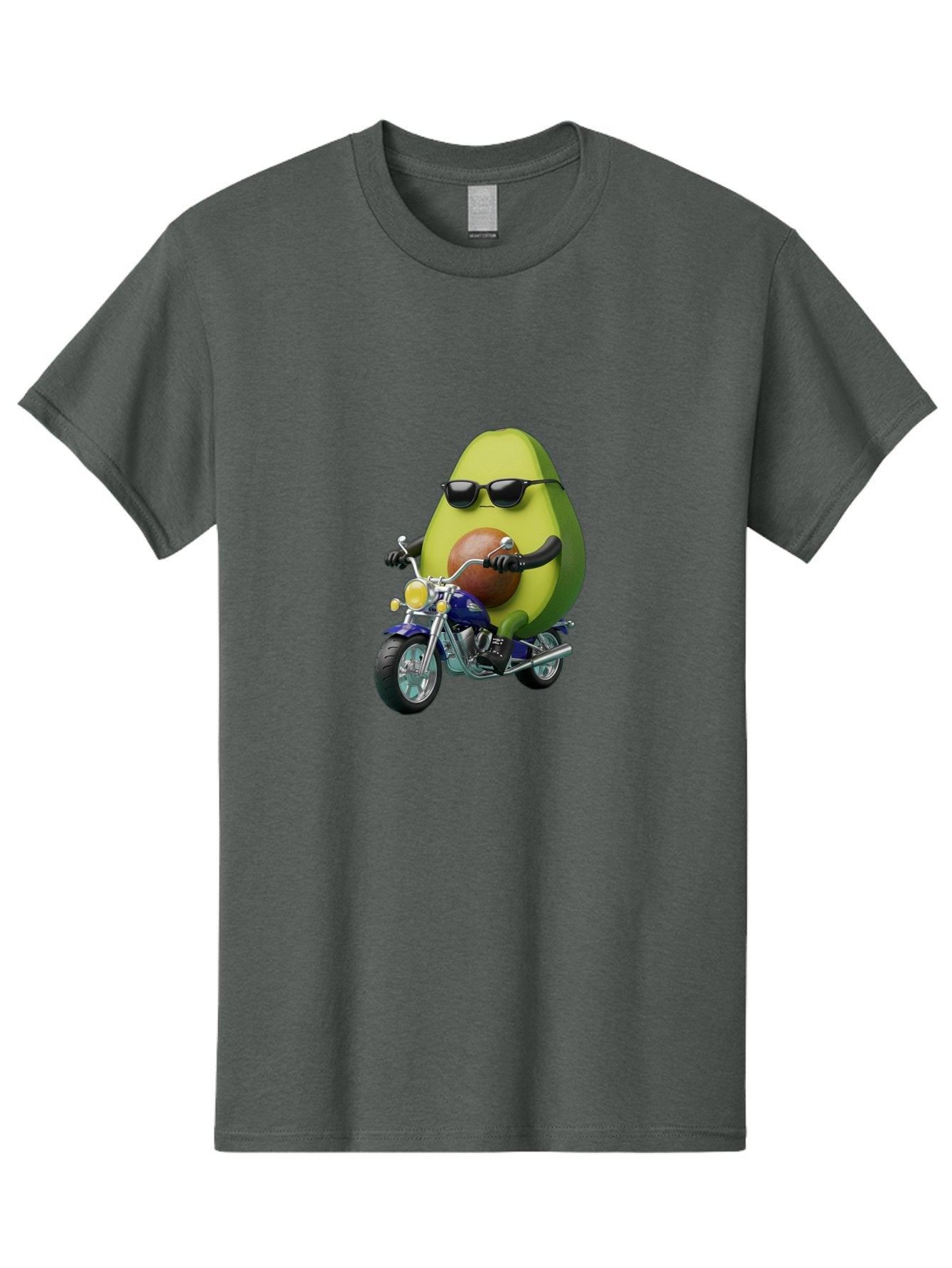 Avocado-Riding-Motorcycle Men'S Graphic Tee, 100% Cotton, Comfortable Casual Summer Wear, Machine Washable, Vintage Camera, Old Camera, Antique Camera, Black Camera, Classic Photography, Photography Equipment, Nostalgic Device, Film Camera, Baj984
