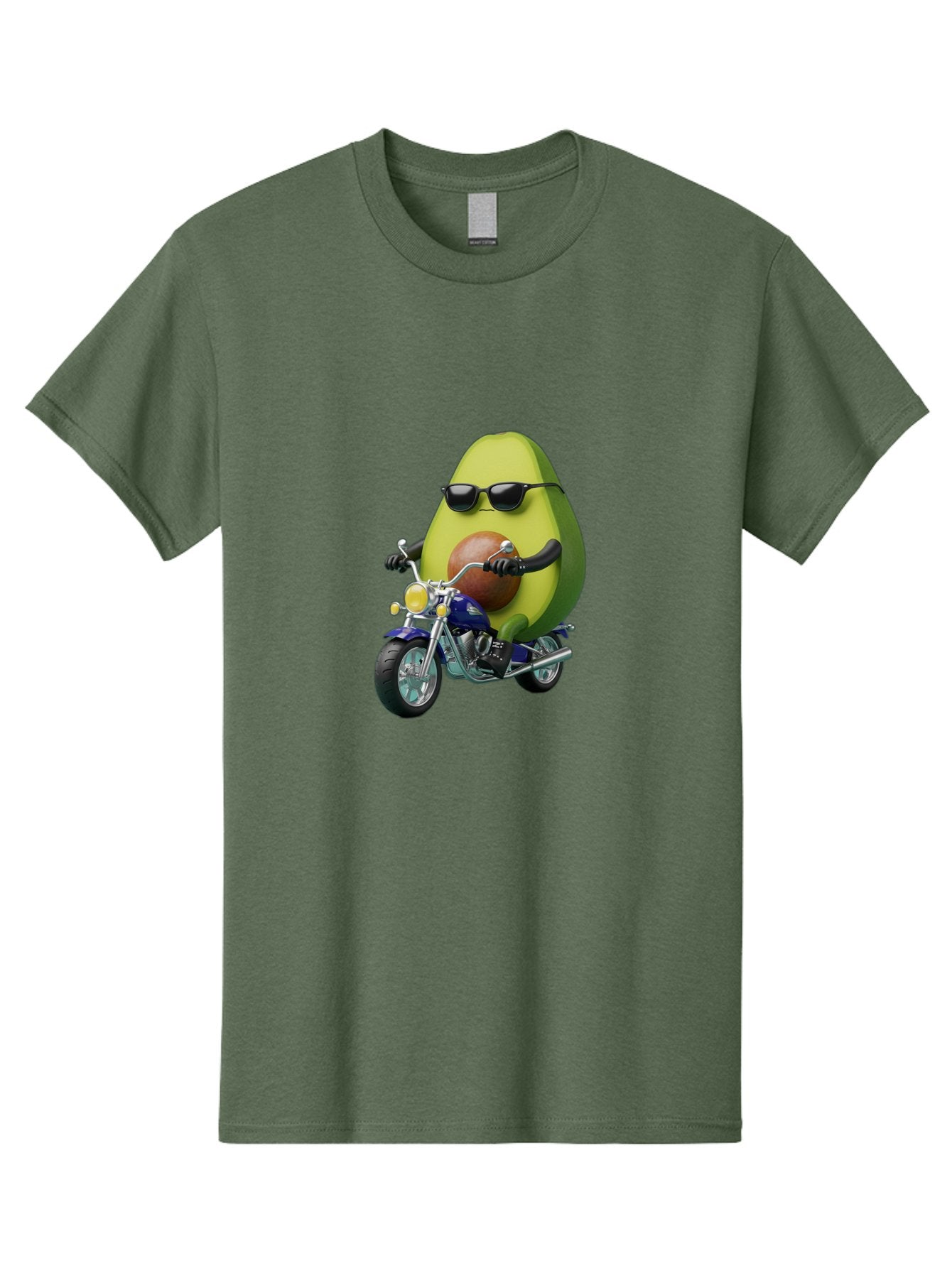 Avocado-Riding-Motorcycle Men'S Graphic Tee, 100% Cotton, Comfortable Casual Summer Wear, Machine Washable, Vintage Camera, Old Camera, Antique Camera, Black Camera, Classic Photography, Photography Equipment, Nostalgic Device, Film Camera, Baj984 3