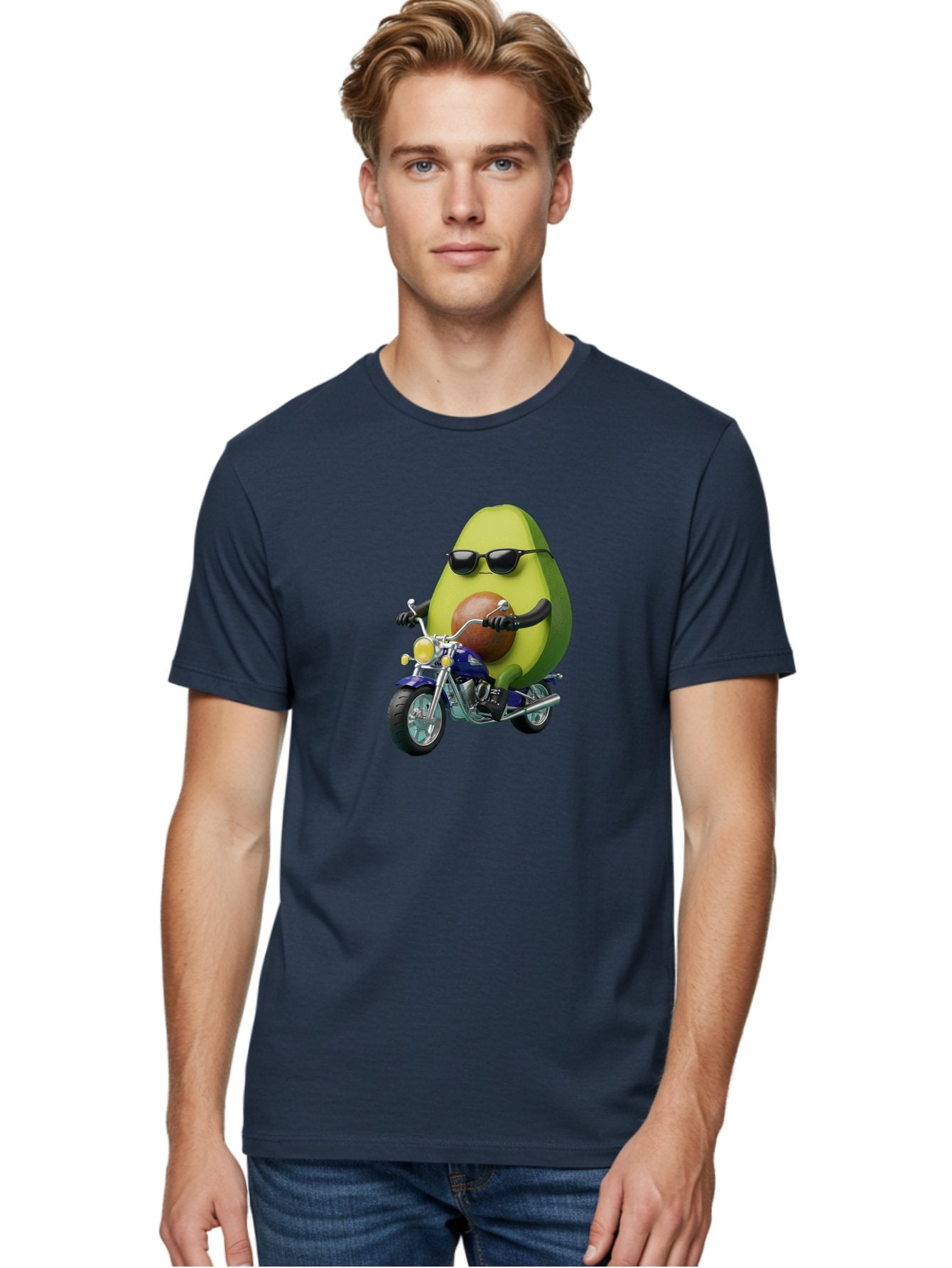 Avocado-Riding-Motorcycle Men'S Graphic Tee, 100% Cotton, Comfortable Casual Summer Wear, Machine Washable, Vintage Camera, Old Camera, Antique Camera, Black Camera, Classic Photography, Photography Equipment, Nostalgic Device, Film Camera, Baj984 17
