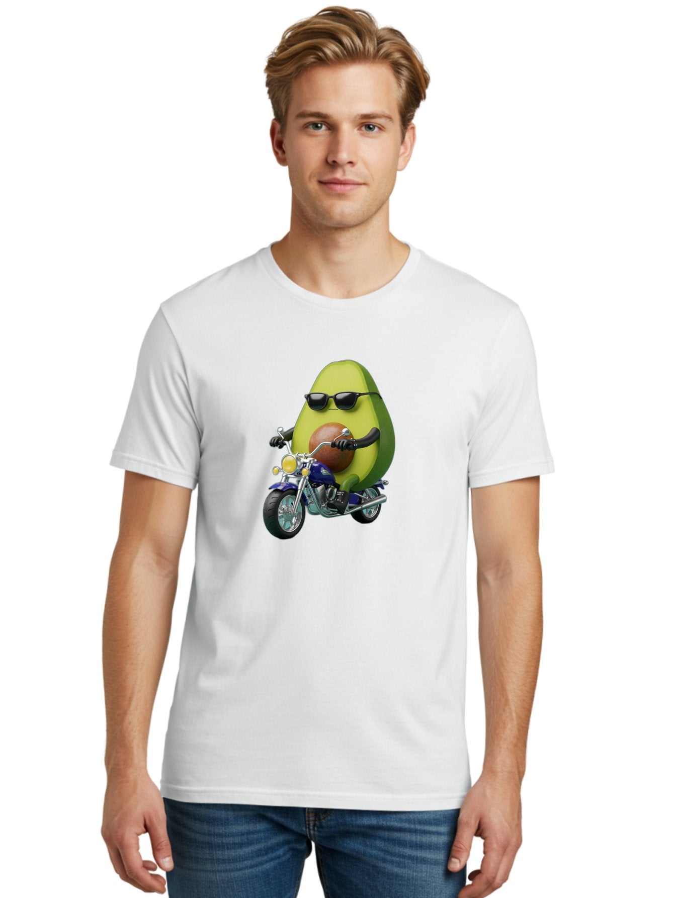Avocado-Riding-Motorcycle Men'S Graphic Tee, 100% Cotton, Comfortable Casual Summer Wear, Machine Washable, Vintage Camera, Old Camera, Antique Camera, Black Camera, Classic Photography, Photography Equipment, Nostalgic Device, Film Camera, Baj984 16
