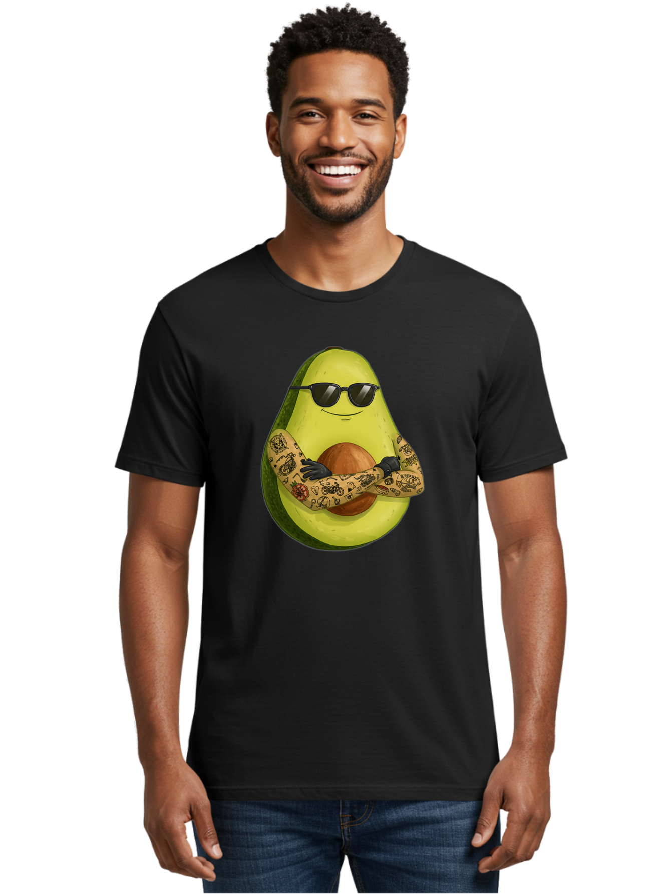 Avocado Men'S Graphic Tee, 100% Cotton, Comfortable Casual Summer Wear, Machine Washable, Vintage Camera, Old Camera, Antique Camera, Black Camera, Classic Photography, Photography Equipment, Nostalgic Device, Film Camera, Camera Art Baj986