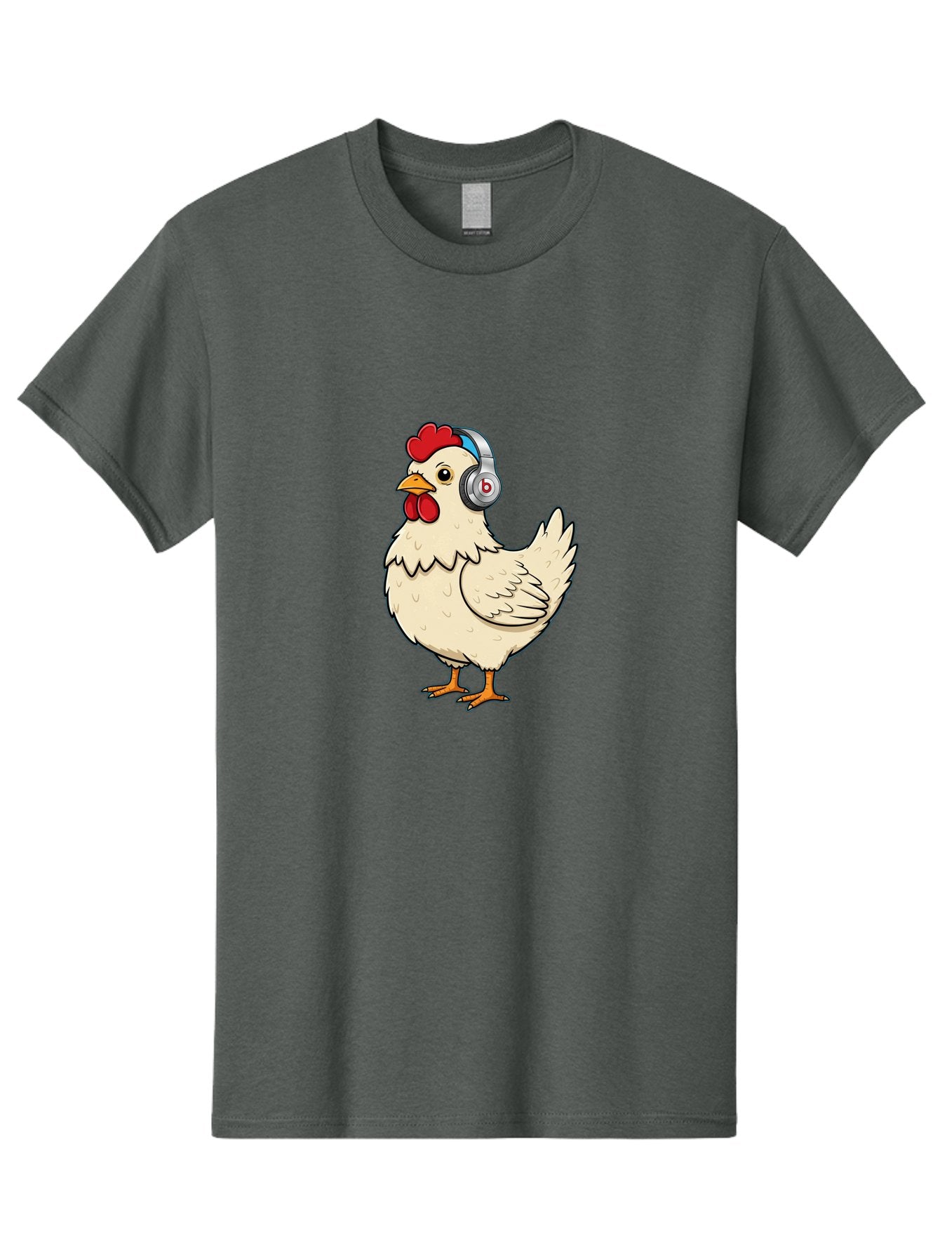B-Headphones-Chicken Men'S Graphic Tee, 100% Cotton, Comfortable Casual Summer Wear, Machine Washable, Vintage Camera, Old Camera, Antique Camera, Black Camera, Classic Photography, Photography Equipment, Nostalgic Device, Film Camera, Baj990 3