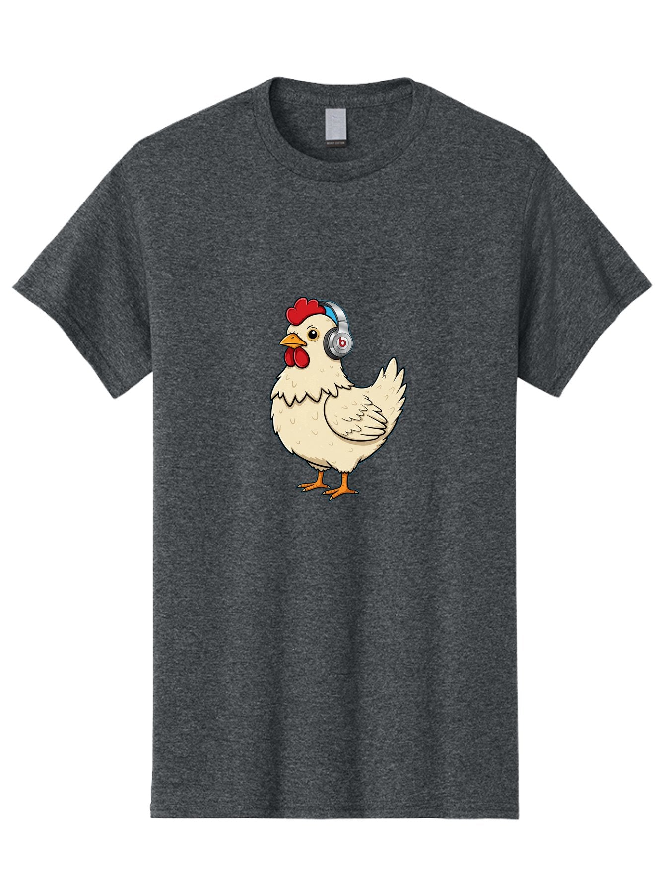 B-Headphones-Chicken Men'S Graphic Tee, 100% Cotton, Comfortable Casual Summer Wear, Machine Washable, Vintage Camera, Old Camera, Antique Camera, Black Camera, Classic Photography, Photography Equipment, Nostalgic Device, Film Camera, Baj990 5