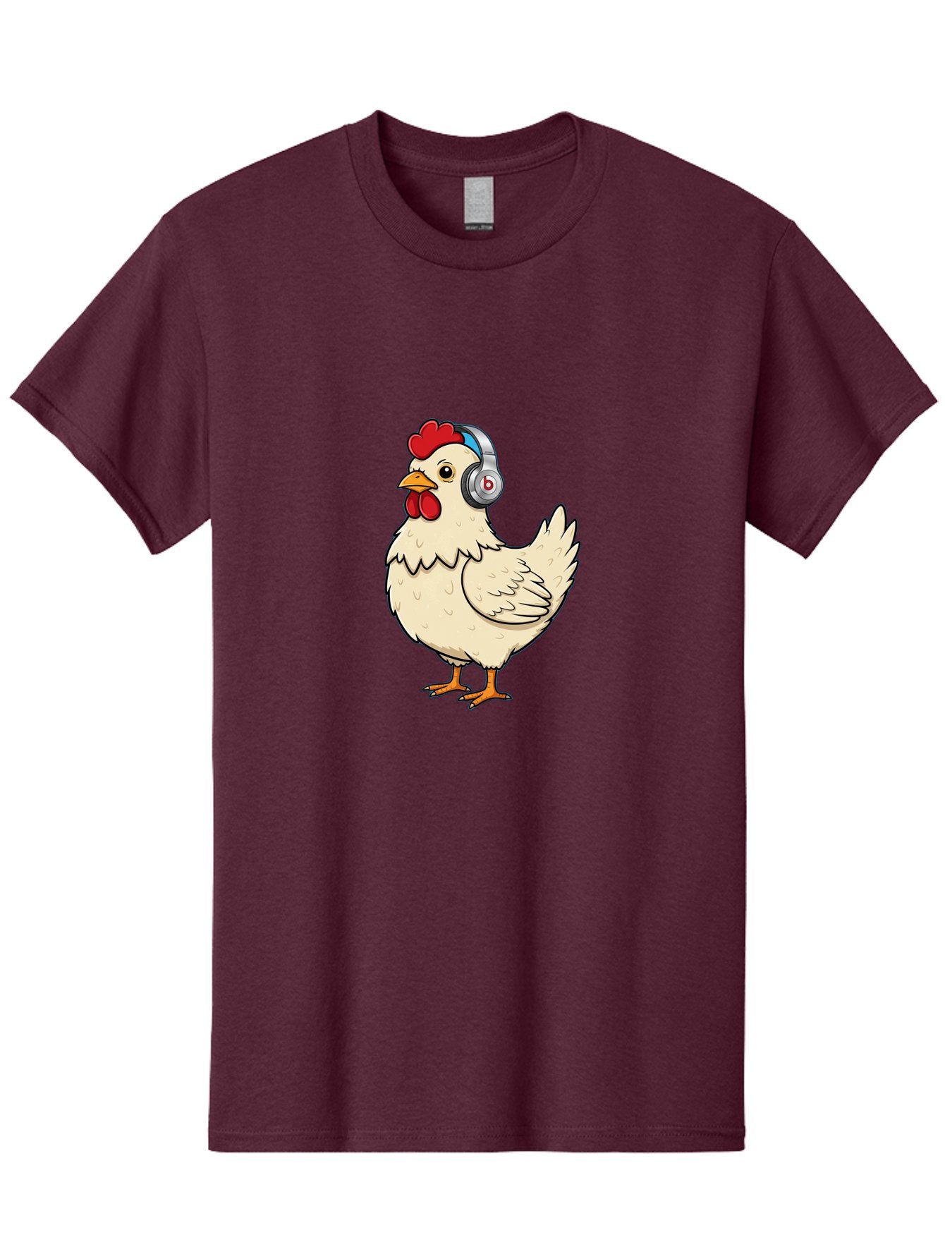 B-Headphones-Chicken Men'S Graphic Tee, 100% Cotton, Comfortable Casual Summer Wear, Machine Washable, Vintage Camera, Old Camera, Antique Camera, Black Camera, Classic Photography, Photography Equipment, Nostalgic Device, Film Camera, Baj990 10