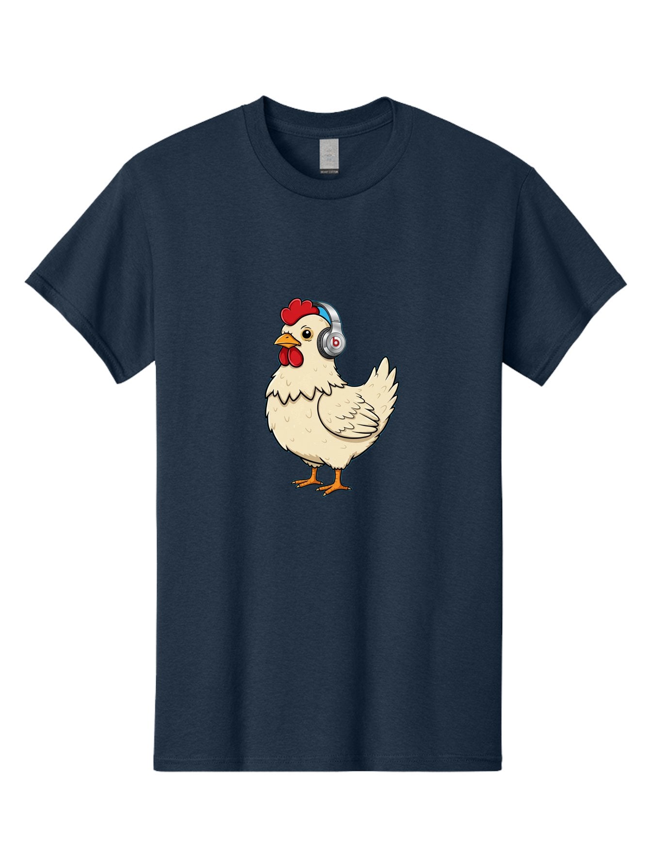 B-Headphones-Chicken Men'S Graphic Tee, 100% Cotton, Comfortable Casual Summer Wear, Machine Washable, Vintage Camera, Old Camera, Antique Camera, Black Camera, Classic Photography, Photography Equipment, Nostalgic Device, Film Camera, Baj990 6