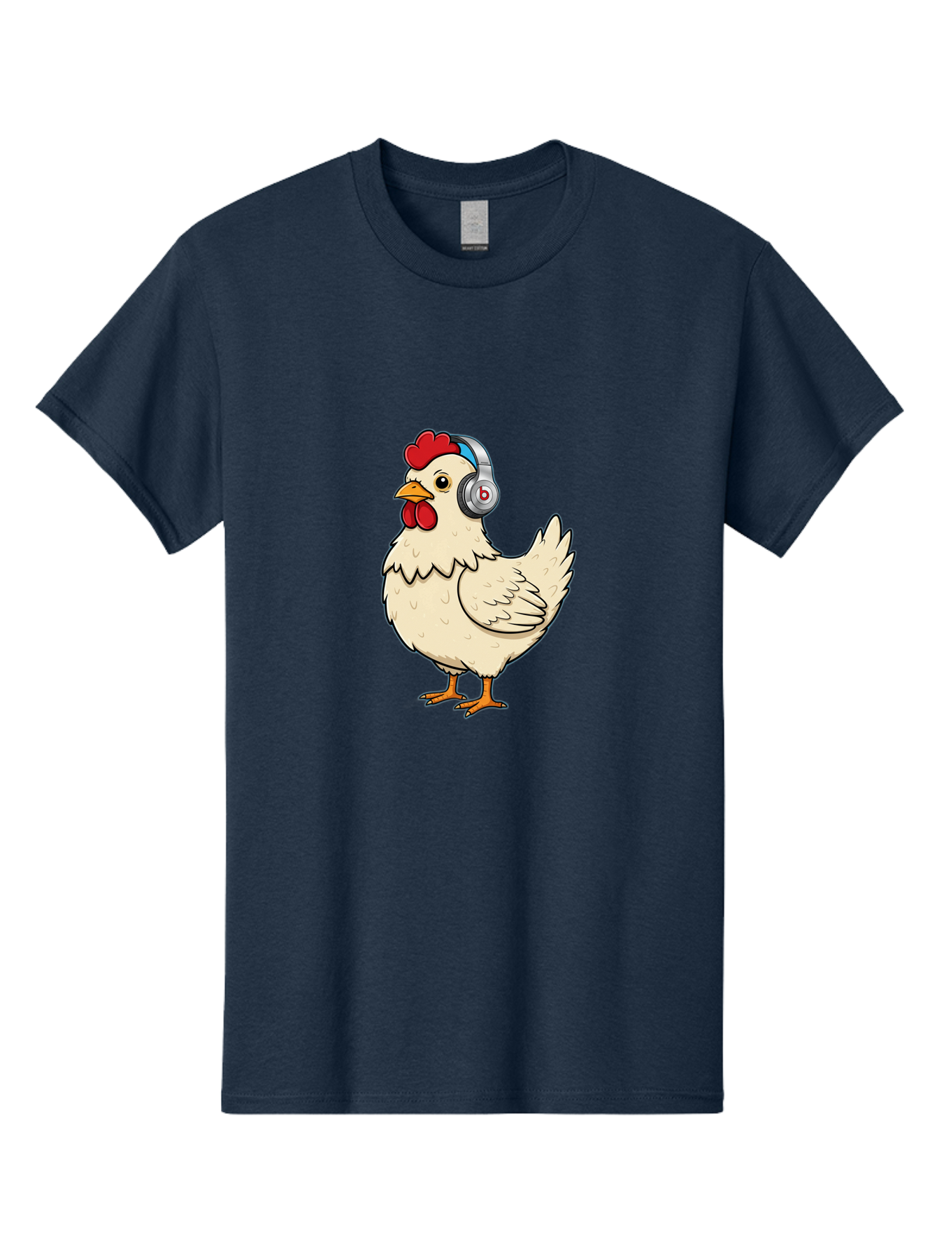 B-Headphones-Chicken Men'S Graphic Tee, 100% Cotton, Comfortable Casual Summer Wear, Machine Washable, Vintage Camera, Old Camera, Antique Camera, Black Camera, Classic Photography, Photography Equipment, Nostalgic Device, Film Camera, Baj990 13