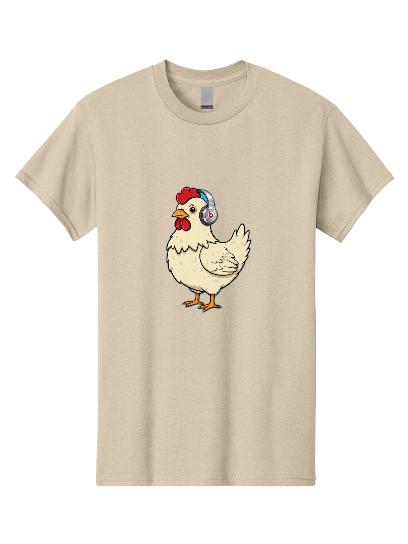 B-Headphones-Chicken Men'S Graphic Tee, 100% Cotton, Comfortable Casual Summer Wear, Machine Washable, Vintage Camera, Old Camera, Antique Camera, Black Camera, Classic Photography, Photography Equipment, Nostalgic Device, Film Camera, Baj990 9