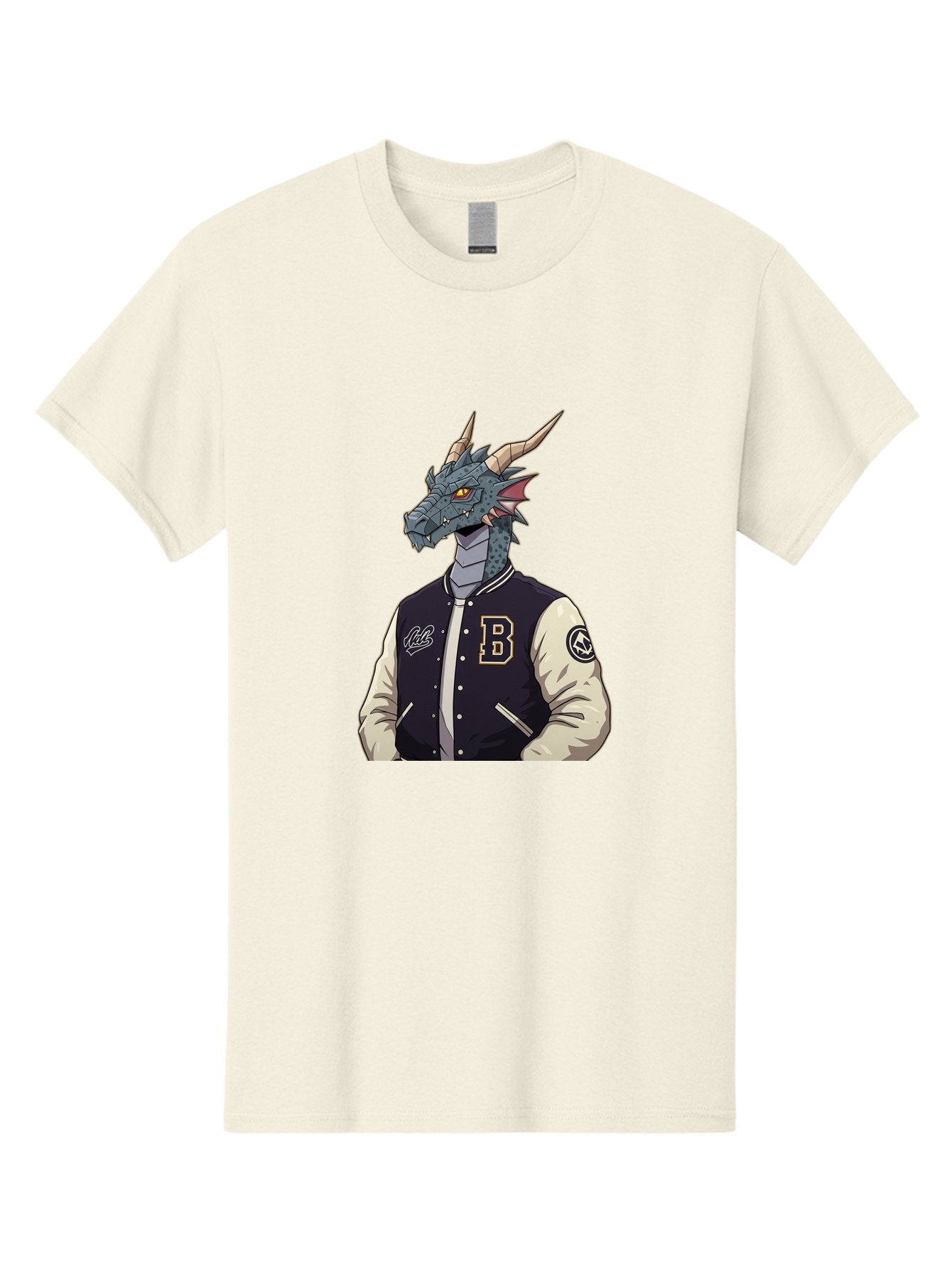 B-Letter-Jacket-Dragon Men'S Graphic Tee, 100% Cotton, Comfortable Casual Summer Wear, Machine Washable, Vintage Camera, Old Camera, Antique Camera, Black Camera, Classic Photography, Photography Equipment, Nostalgic Device, Film Camera, Baj992 14