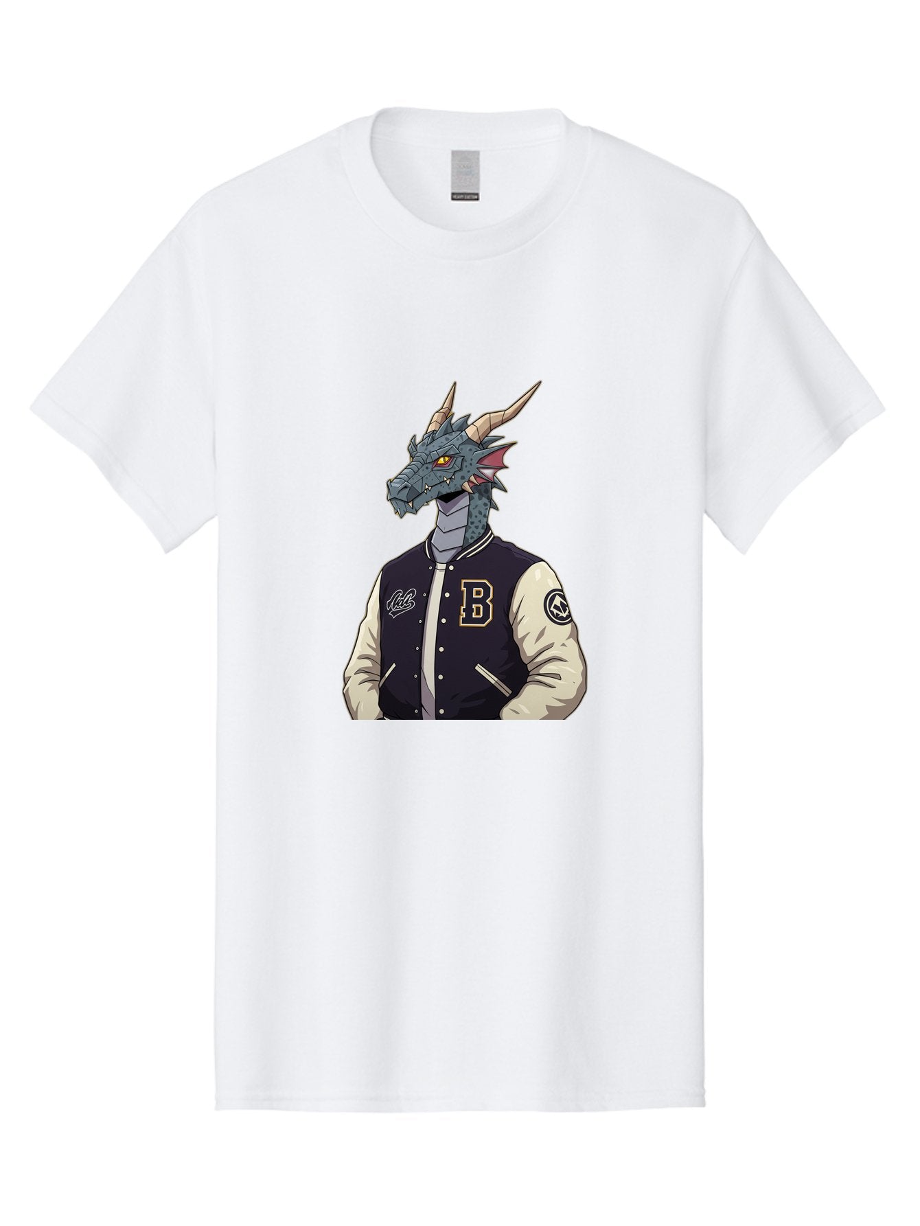 B-Letter-Jacket-Dragon Men'S Graphic Tee, 100% Cotton, Comfortable Casual Summer Wear, Machine Washable, Vintage Camera, Old Camera, Antique Camera, Black Camera, Classic Photography, Photography Equipment, Nostalgic Device, Film Camera, Baj992 10