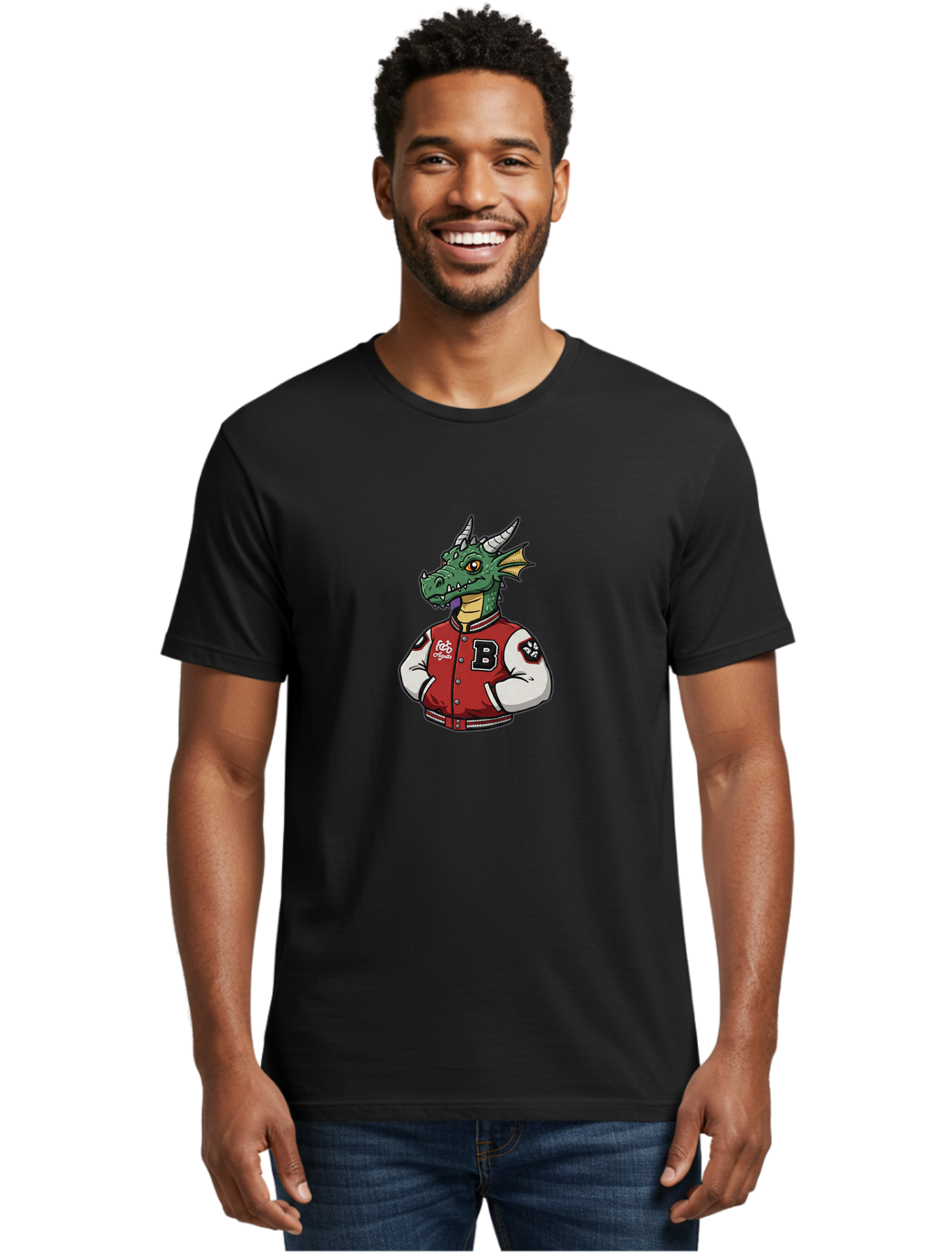 B-Letterman-Dragon Men'S Graphic Tee, 100% Cotton, Comfortable Casual Summer Wear, Machine Washable, Vintage Camera, Old Camera, Antique Camera, Black Camera, Classic Photography, Photography Equipment, Nostalgic Device, Film Camera, Baj994 4