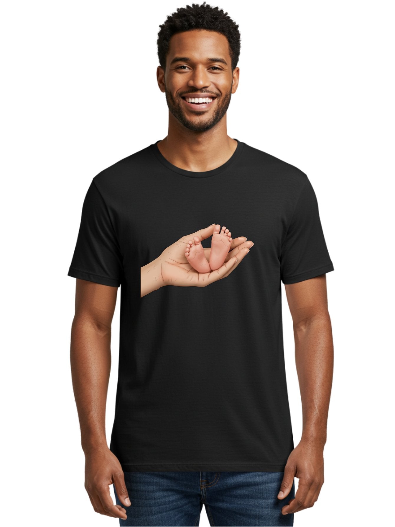 Baby-Feet-1 Men'S Graphic Tee, 100% Cotton, Comfortable Casual Summer Wear, Machine Washable, Vintage Camera, Old Camera, Antique Camera, Black Camera, Classic Photography, Photography Equipment, Nostalgic Device, Film Camera, Camera Art Bak001 28