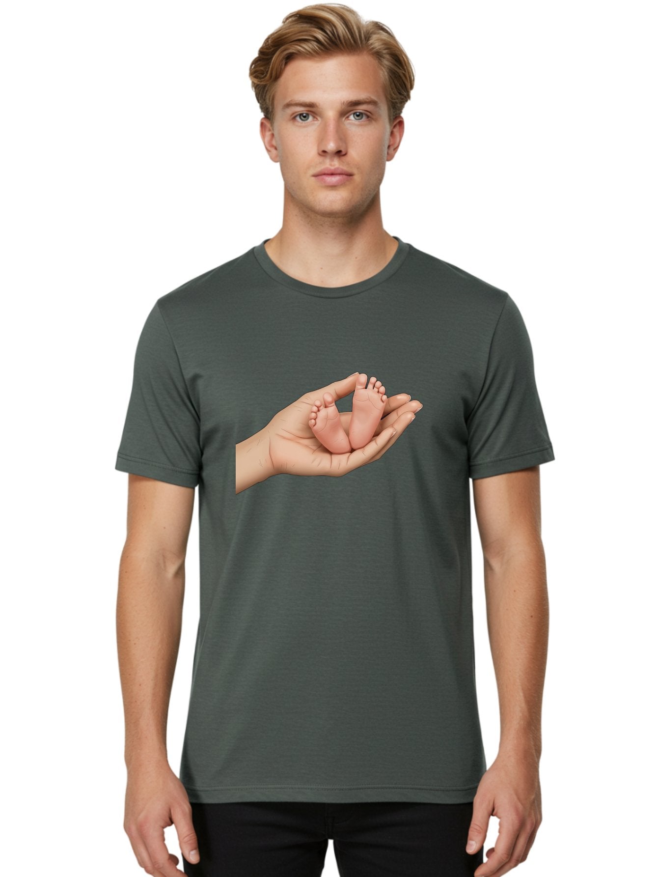 Baby-Feet-1 Men'S Graphic Tee, 100% Cotton, Comfortable Casual Summer Wear, Machine Washable, Vintage Camera, Old Camera, Antique Camera, Black Camera, Classic Photography, Photography Equipment, Nostalgic Device, Film Camera, Camera Art Bak001 19