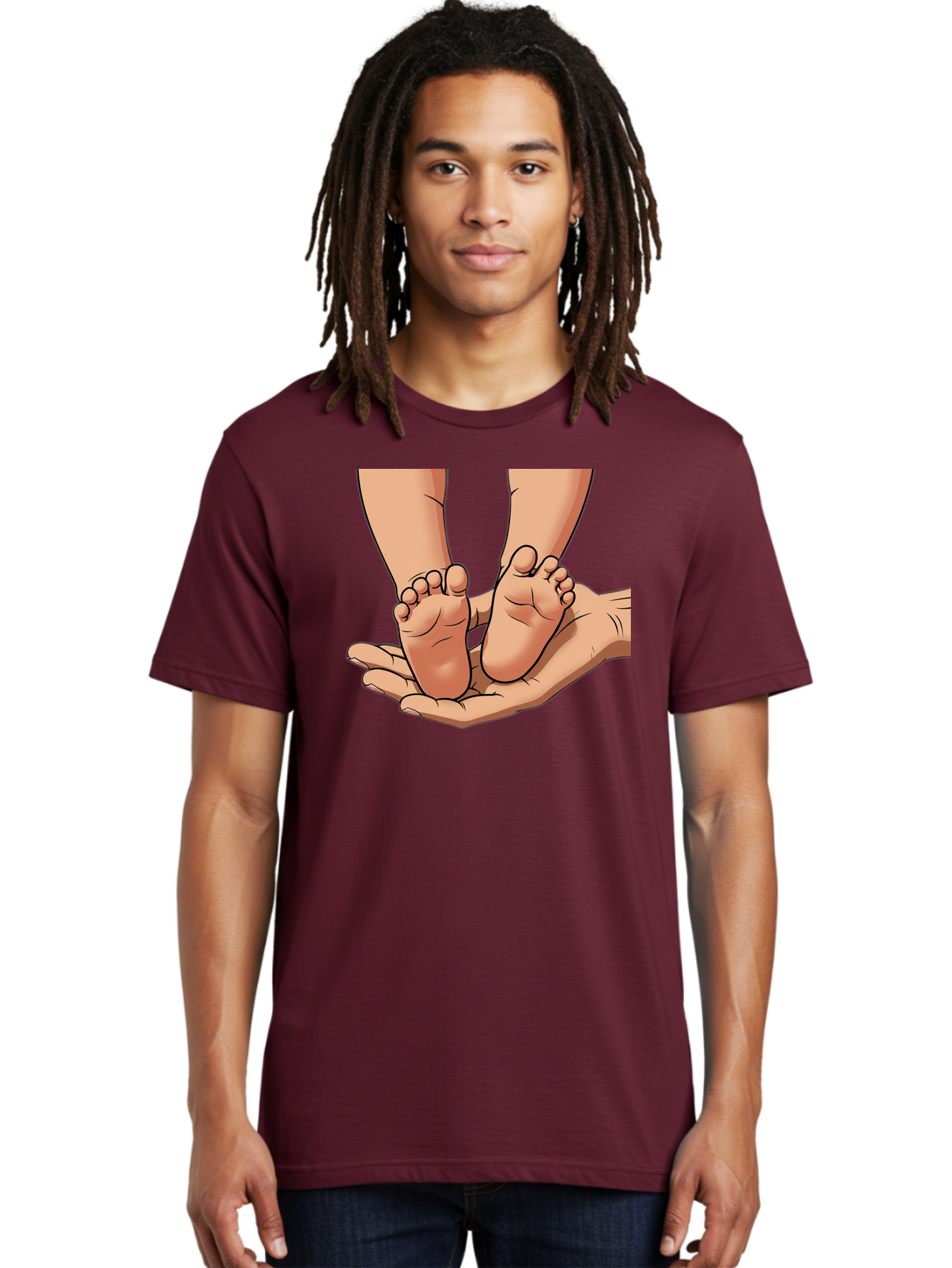 Baby-Feet-2 Men'S Graphic Tee, 100% Cotton, Comfortable Casual Summer Wear, Machine Washable, Vintage Camera, Old Camera, Antique Camera, Black Camera, Classic Photography, Photography Equipment, Nostalgic Device, Film Camera, Camera Art Bak002 18