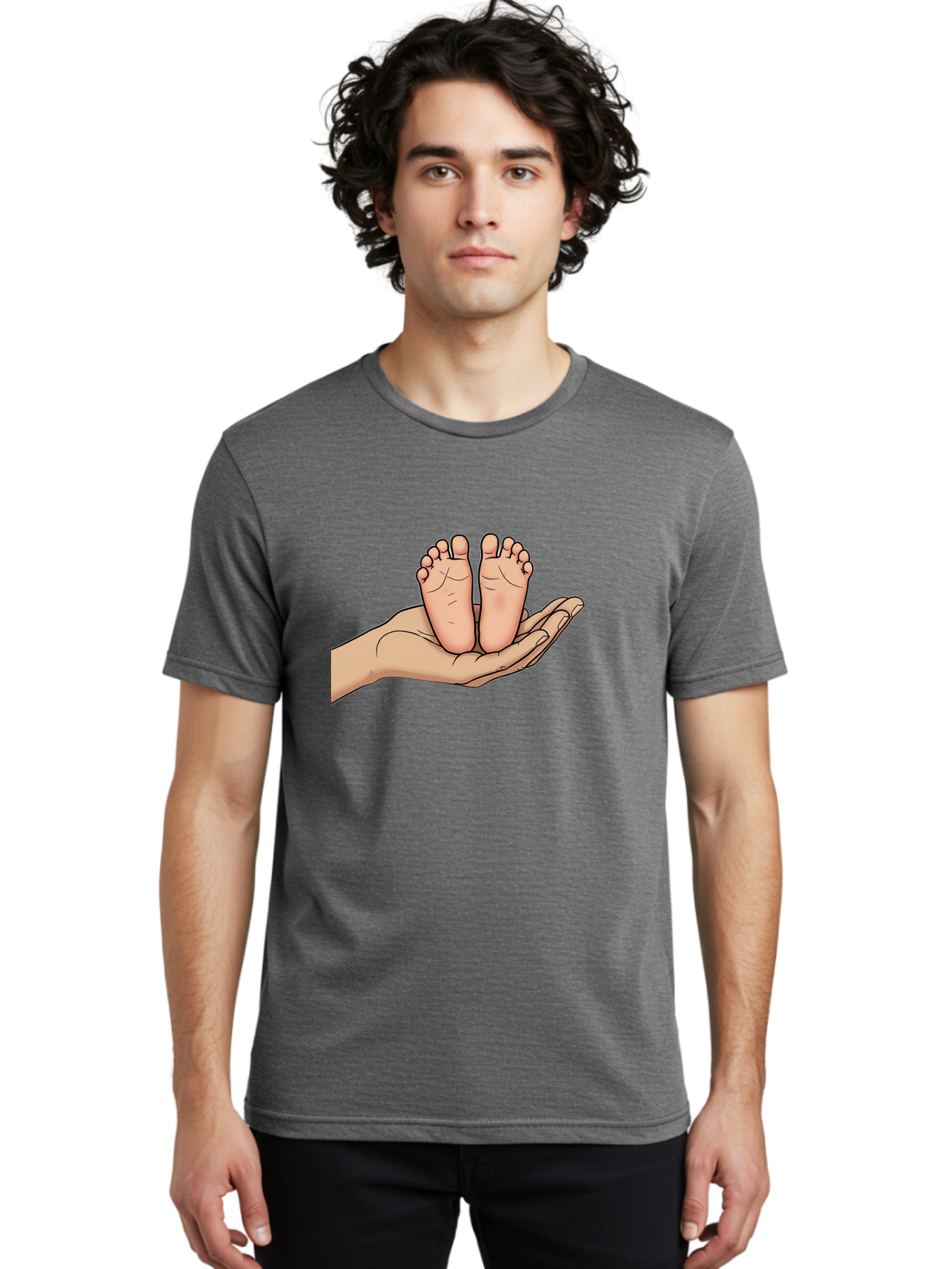 Baby-Feet-3 Men'S Graphic Tee, 100% Cotton, Comfortable Casual Summer Wear, Machine Washable, Vintage Camera, Old Camera, Antique Camera, Black Camera, Classic Photography, Photography Equipment, Nostalgic Device, Film Camera, Camera Art Bak003 28