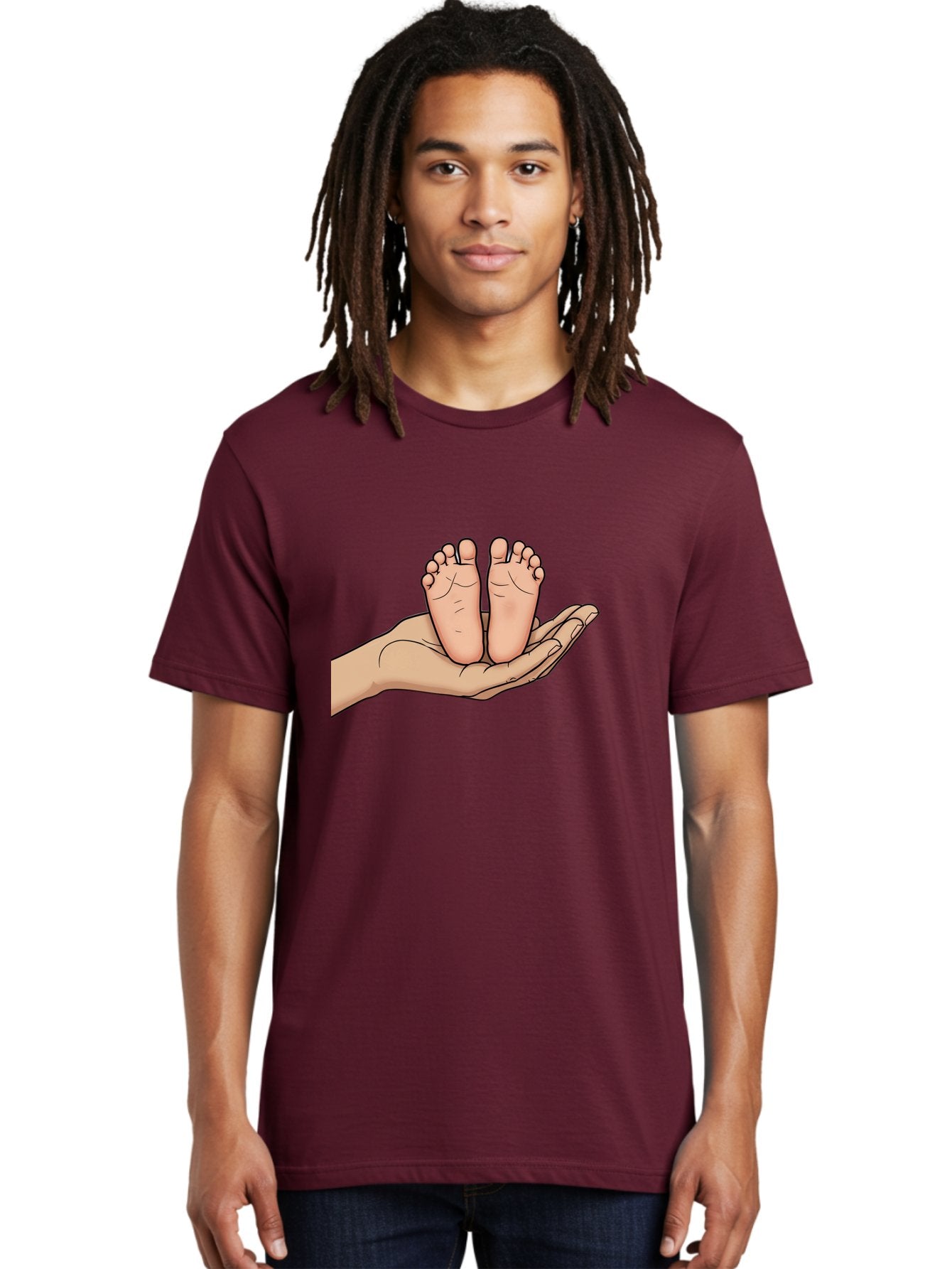 Baby-Feet-3 Men'S Graphic Tee, 100% Cotton, Comfortable Casual Summer Wear, Machine Washable, Vintage Camera, Old Camera, Antique Camera, Black Camera, Classic Photography, Photography Equipment, Nostalgic Device, Film Camera, Camera Art Bak003 25