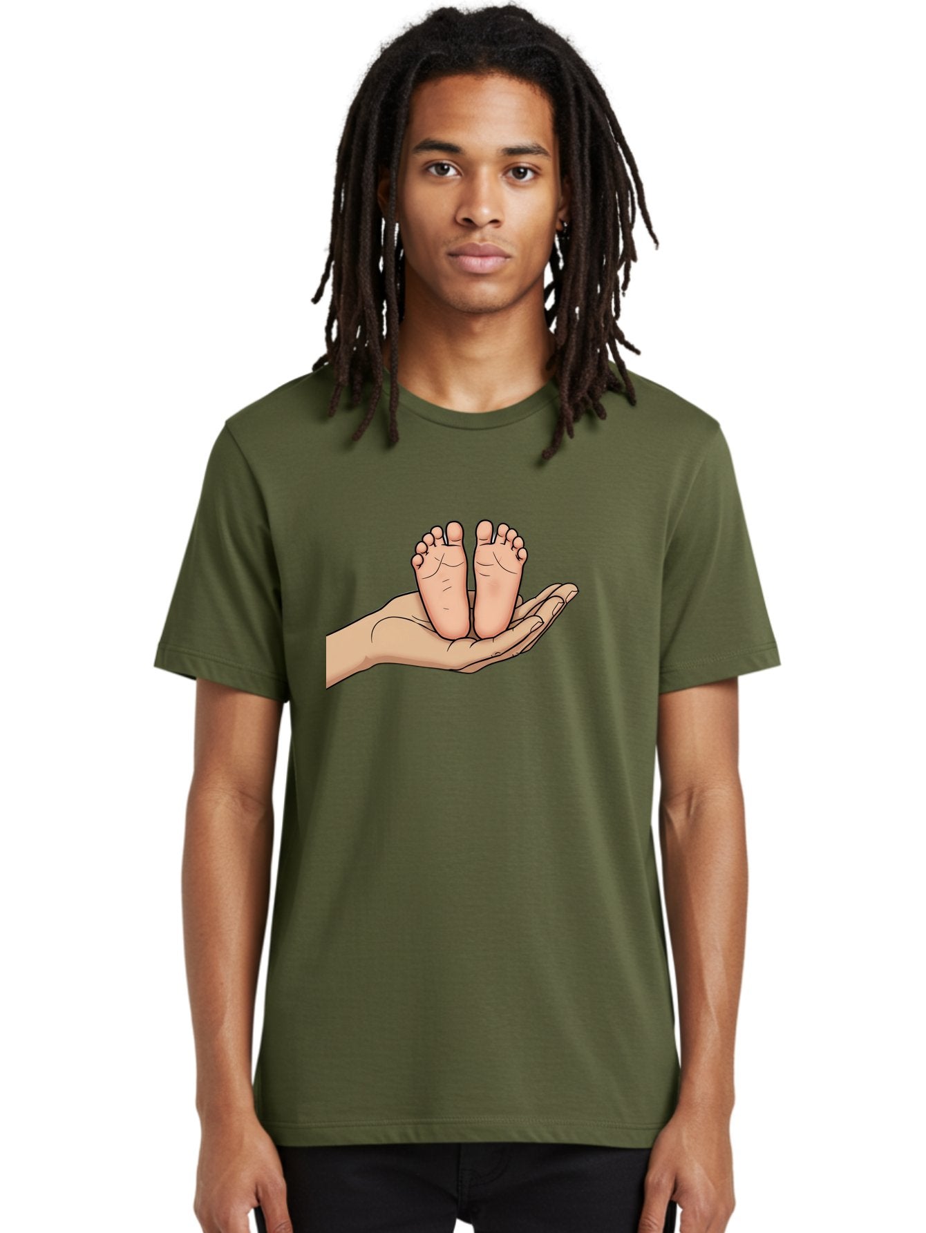 Baby-Feet-3 Men'S Graphic Tee, 100% Cotton, Comfortable Casual Summer Wear, Machine Washable, Vintage Camera, Old Camera, Antique Camera, Black Camera, Classic Photography, Photography Equipment, Nostalgic Device, Film Camera, Camera Art Bak003 28