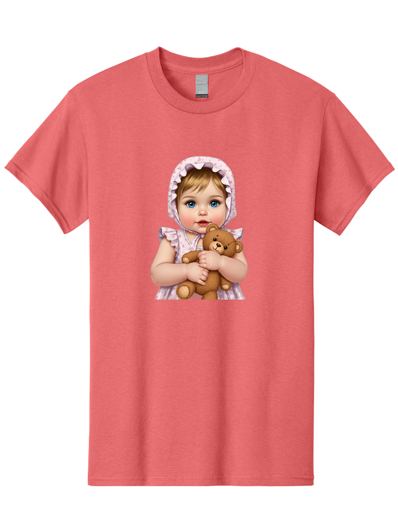 Baby-Girl-Hugging-Teddy Men'S Graphic Tee, 100% Cotton, Comfortable Casual Summer Wear, Machine Washable, Vintage Camera, Old Camera, Antique Camera, Black Camera, Classic Photography, Photography Equipment, Nostalgic Device, Film Camera, Bak007 4