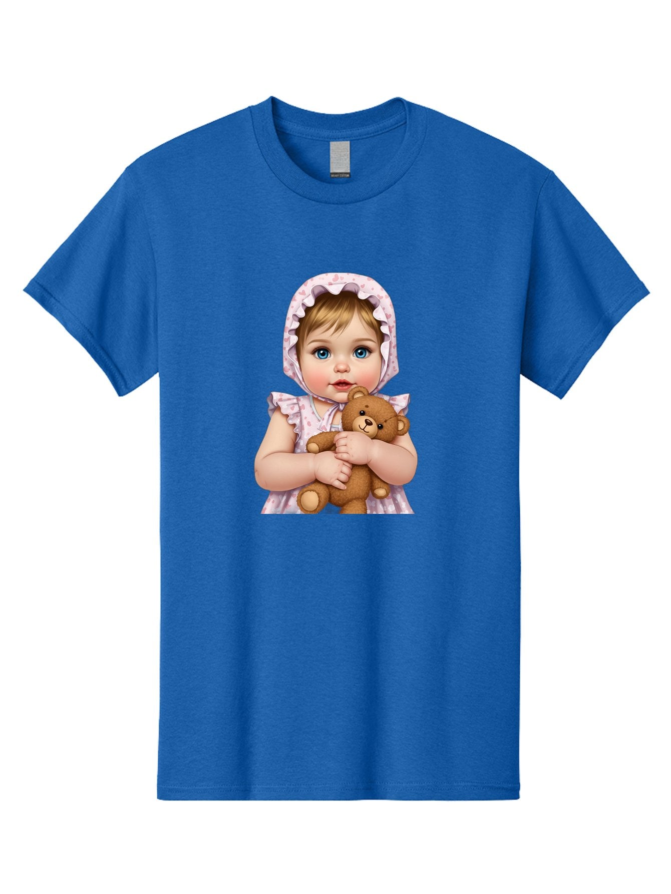 Baby-Girl-Hugging-Teddy Men'S Graphic Tee, 100% Cotton, Comfortable Casual Summer Wear, Machine Washable, Vintage Camera, Old Camera, Antique Camera, Black Camera, Classic Photography, Photography Equipment, Nostalgic Device, Film Camera, Bak007 10