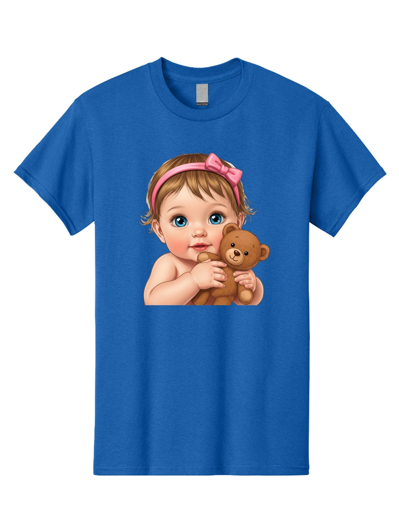 Baby-Girl-With-Teddy-1 Men'S Graphic Tee, 100% Cotton, Comfortable Casual Summer Wear, Machine Washable, Vintage Camera, Old Camera, Antique Camera, Black Camera, Classic Photography, Photography Equipment, Nostalgic Device, Film Camera, Bak008 7