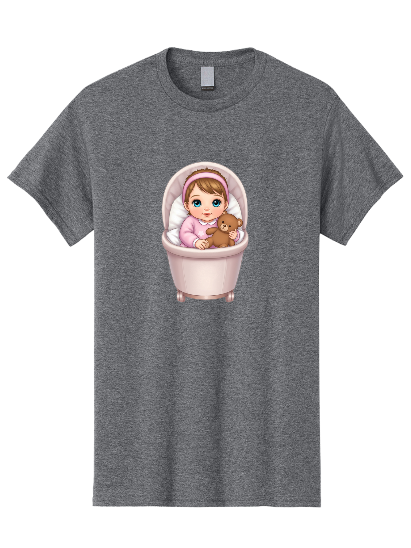 Baby-Girl-With-Teddy-2 Men'S Graphic Tee, 100% Cotton, Comfortable Casual Summer Wear, Machine Washable, Vintage Camera, Old Camera, Antique Camera, Black Camera, Classic Photography, Photography Equipment, Nostalgic Device, Film Camera, Bak009 14