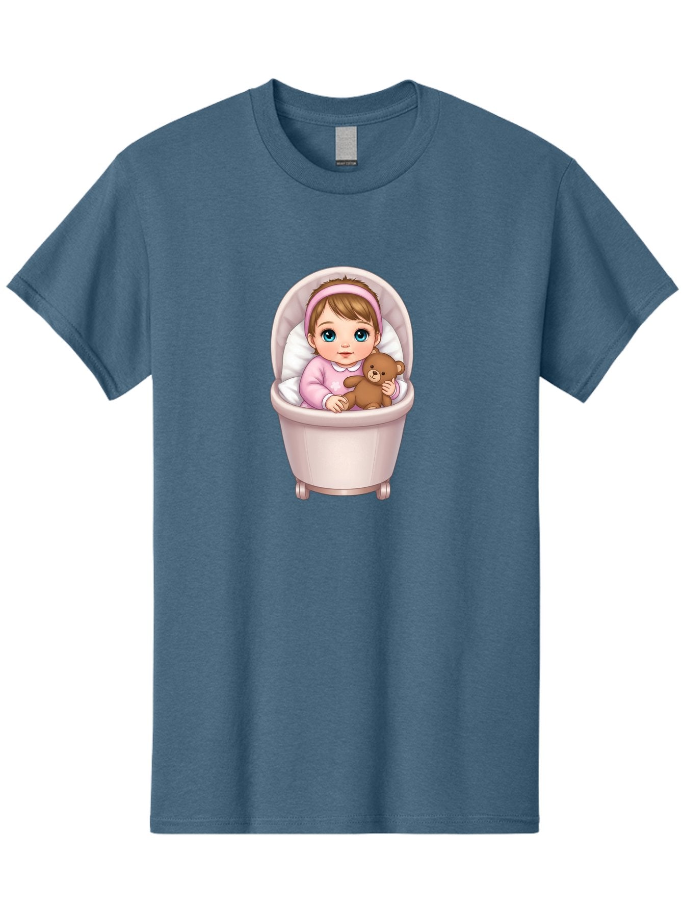 Baby-Girl-With-Teddy-2 Men'S Graphic Tee, 100% Cotton, Comfortable Casual Summer Wear, Machine Washable, Vintage Camera, Old Camera, Antique Camera, Black Camera, Classic Photography, Photography Equipment, Nostalgic Device, Film Camera, Bak009 12
