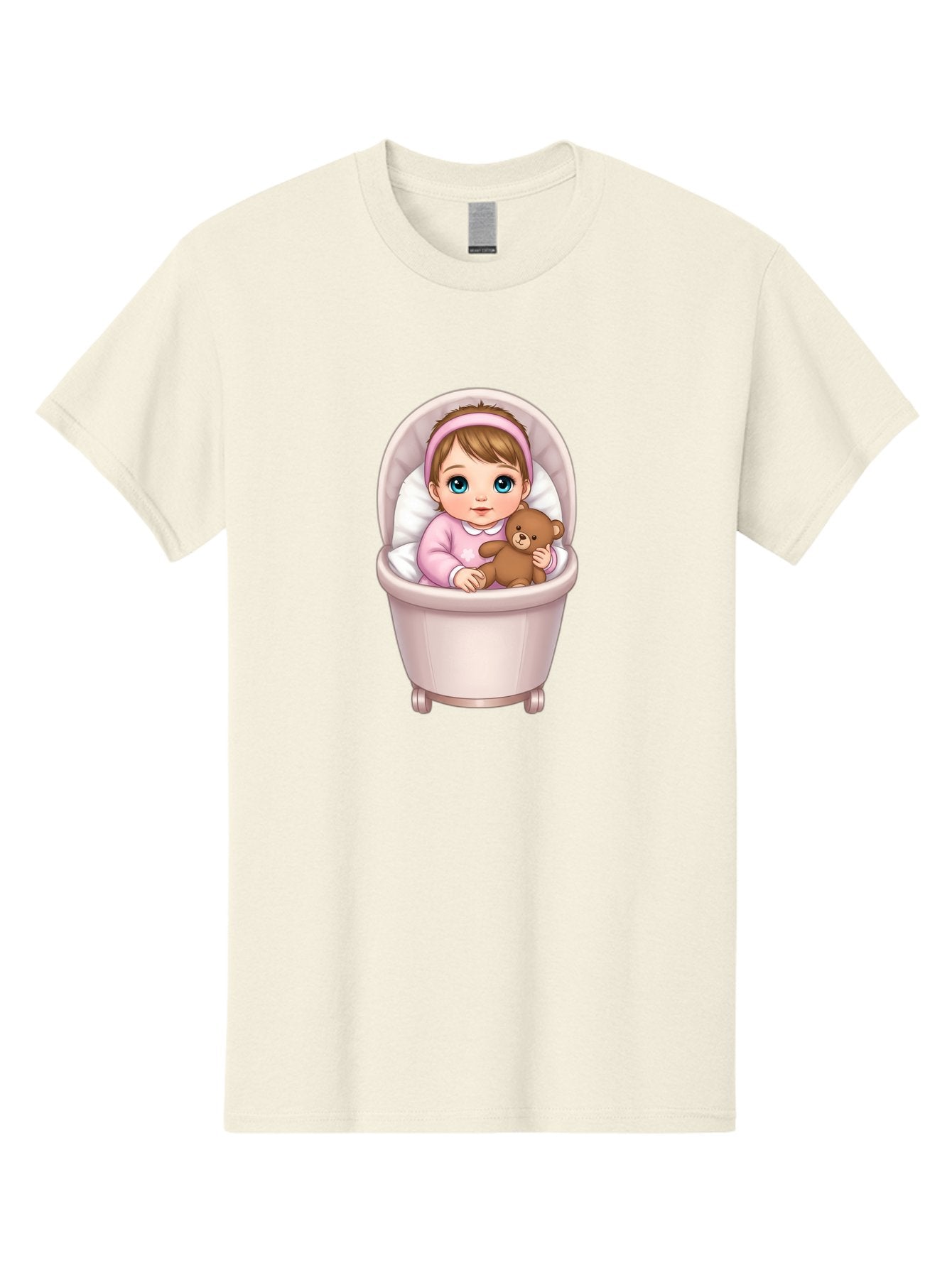 Baby-Girl-With-Teddy-2 Men'S Graphic Tee, 100% Cotton, Comfortable Casual Summer Wear, Machine Washable, Vintage Camera, Old Camera, Antique Camera, Black Camera, Classic Photography, Photography Equipment, Nostalgic Device, Film Camera, Bak009 9