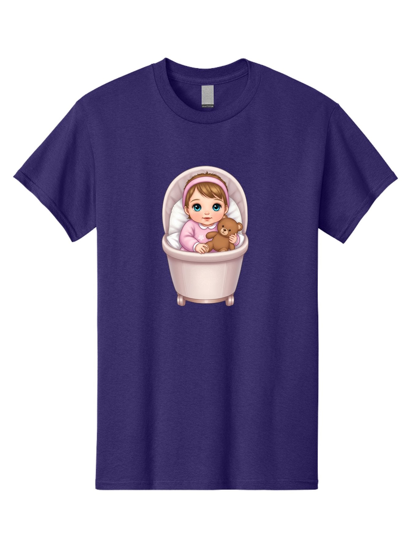 Baby-Girl-With-Teddy-2 Men'S Graphic Tee, 100% Cotton, Comfortable Casual Summer Wear, Machine Washable, Vintage Camera, Old Camera, Antique Camera, Black Camera, Classic Photography, Photography Equipment, Nostalgic Device, Film Camera, Bak009 15