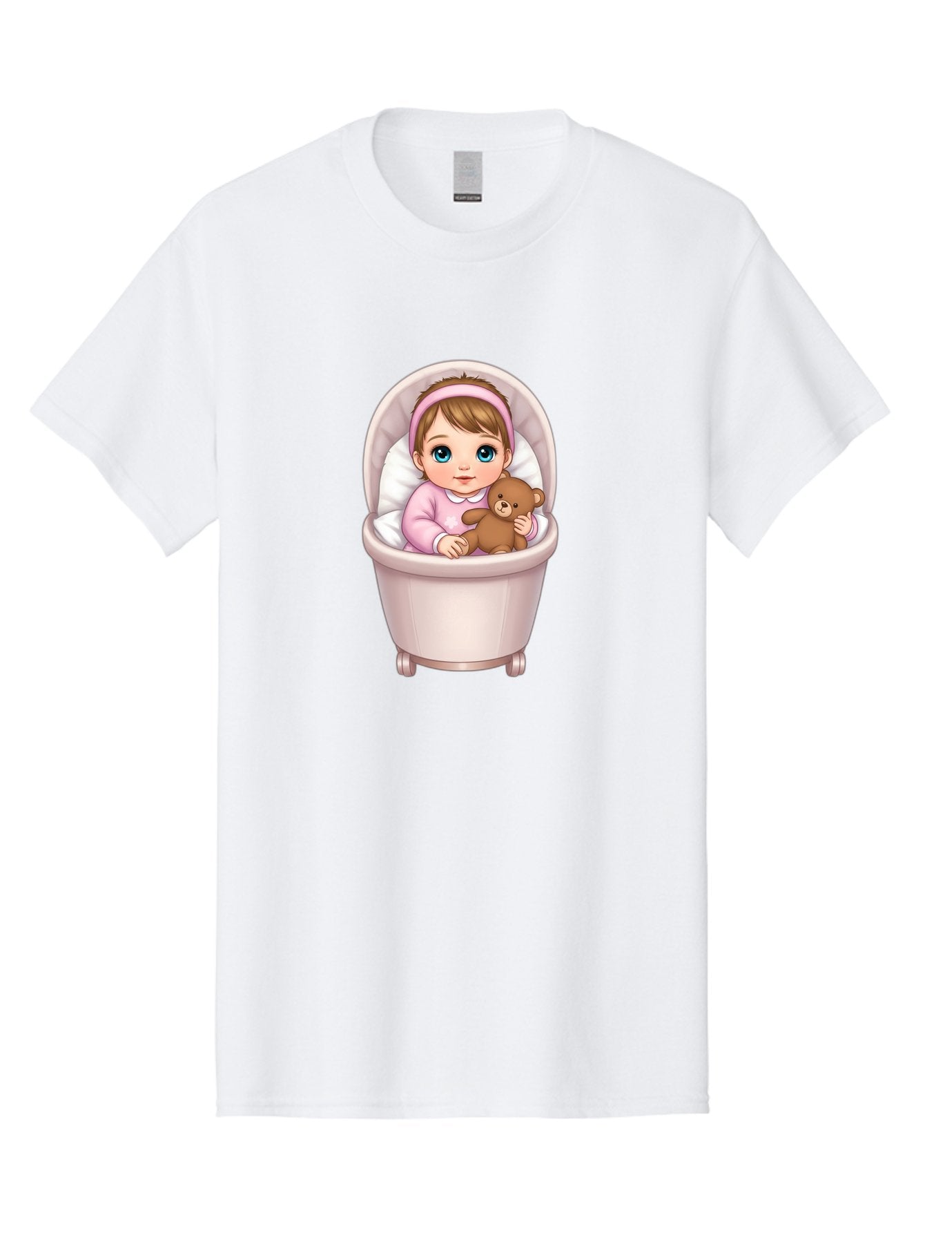 Baby-Girl-With-Teddy-2 Men'S Graphic Tee, 100% Cotton, Comfortable Casual Summer Wear, Machine Washable, Vintage Camera, Old Camera, Antique Camera, Black Camera, Classic Photography, Photography Equipment, Nostalgic Device, Film Camera, Bak009 8