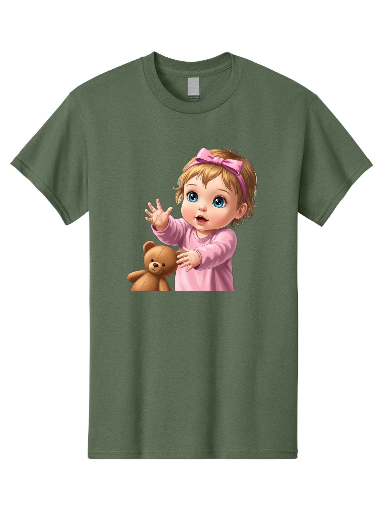 Baby-Girl-With-Teddy-3 Men'S Graphic Tee, 100% Cotton, Comfortable Casual Summer Wear, Machine Washable, Vintage Camera, Old Camera, Antique Camera, Black Camera, Classic Photography, Photography Equipment, Nostalgic Device, Film Camera, Bak010 13