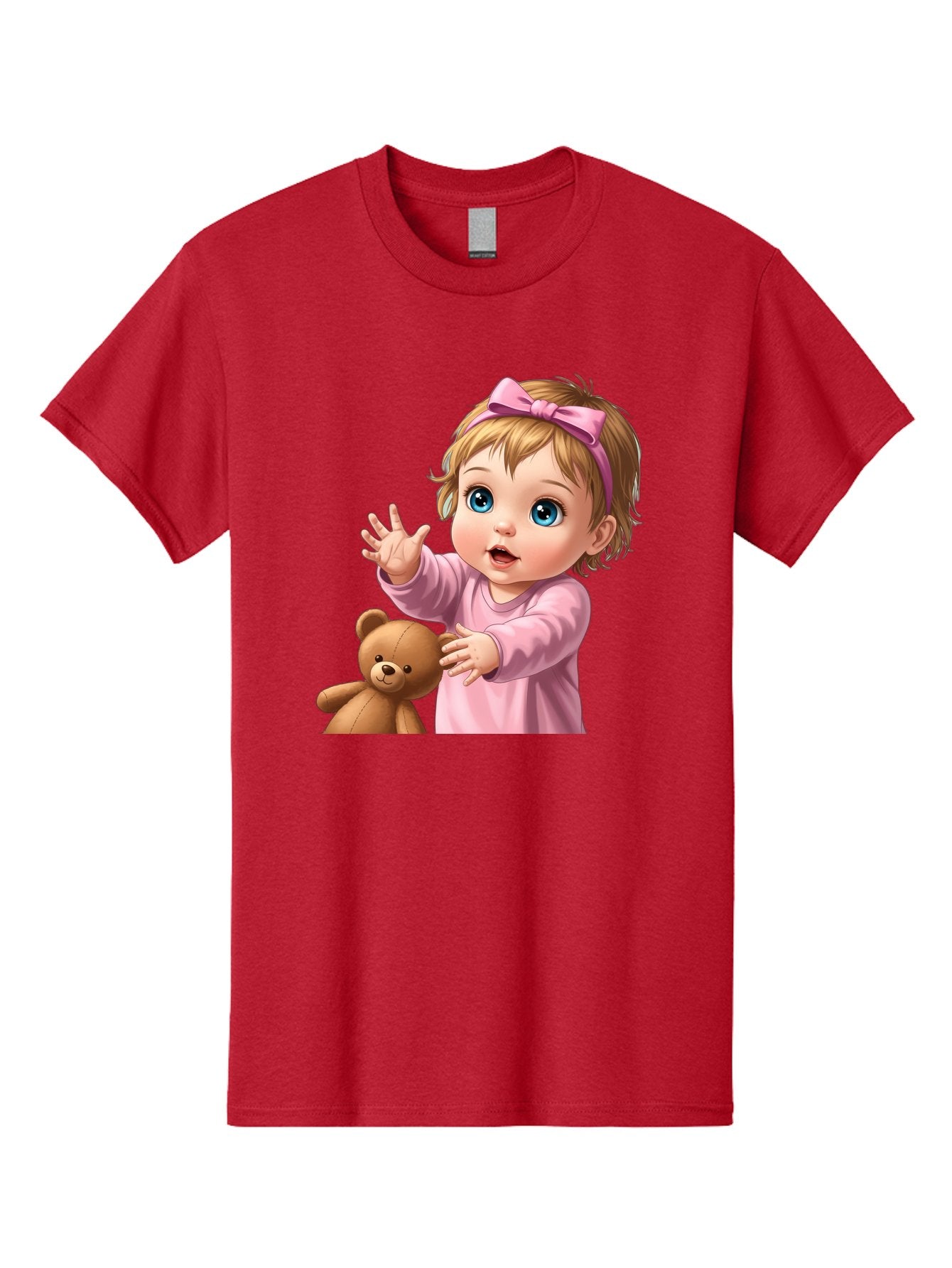 Baby-Girl-With-Teddy-3 Men'S Graphic Tee, 100% Cotton, Comfortable Casual Summer Wear, Machine Washable, Vintage Camera, Old Camera, Antique Camera, Black Camera, Classic Photography, Photography Equipment, Nostalgic Device, Film Camera, Bak010 11