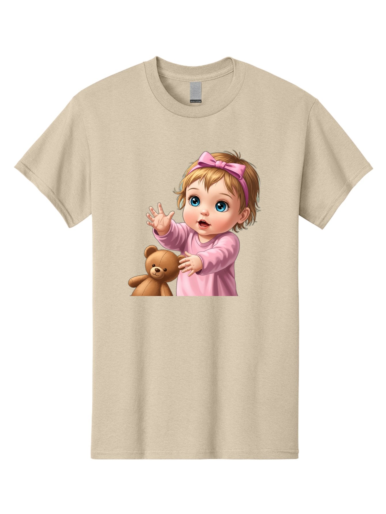 Baby-Girl-With-Teddy-3 Men'S Graphic Tee, 100% Cotton, Comfortable Casual Summer Wear, Machine Washable, Vintage Camera, Old Camera, Antique Camera, Black Camera, Classic Photography, Photography Equipment, Nostalgic Device, Film Camera, Bak010 14