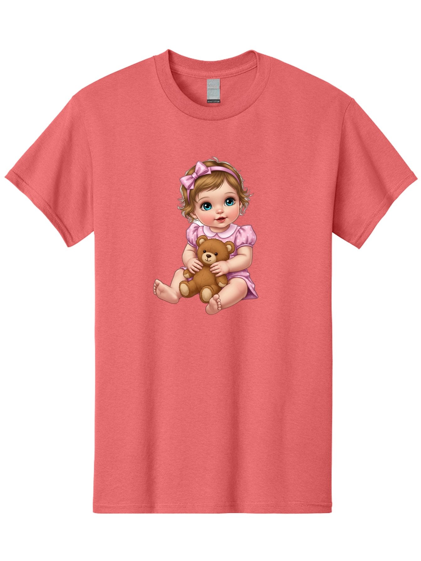 Baby-Girl-With-Teddy-Bear-1 Men'S Graphic Tee, 100% Cotton, Comfortable Casual Summer Wear, Machine Washable, Vintage Camera, Old Camera, Antique Camera, Black Camera, Classic Photography, Photography Equipment, Nostalgic Device, Film Camera, Bak011 8