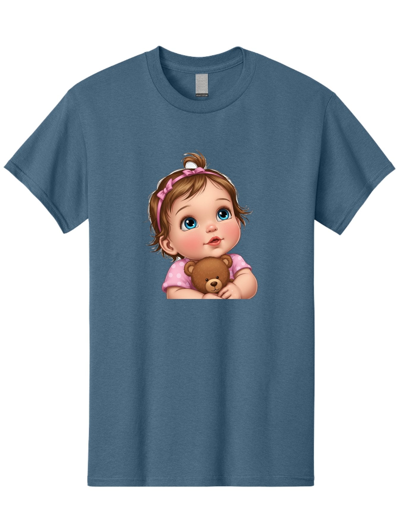 Baby-Girl-With-Teddy-Bear-2 Men'S Graphic Tee, 100% Cotton, Comfortable Casual Summer Wear, Machine Washable, Vintage Camera, Old Camera, Antique Camera, Black Camera, Classic Photography, Photography Equipment, Nostalgic Device, Film Camera, Bak012 13