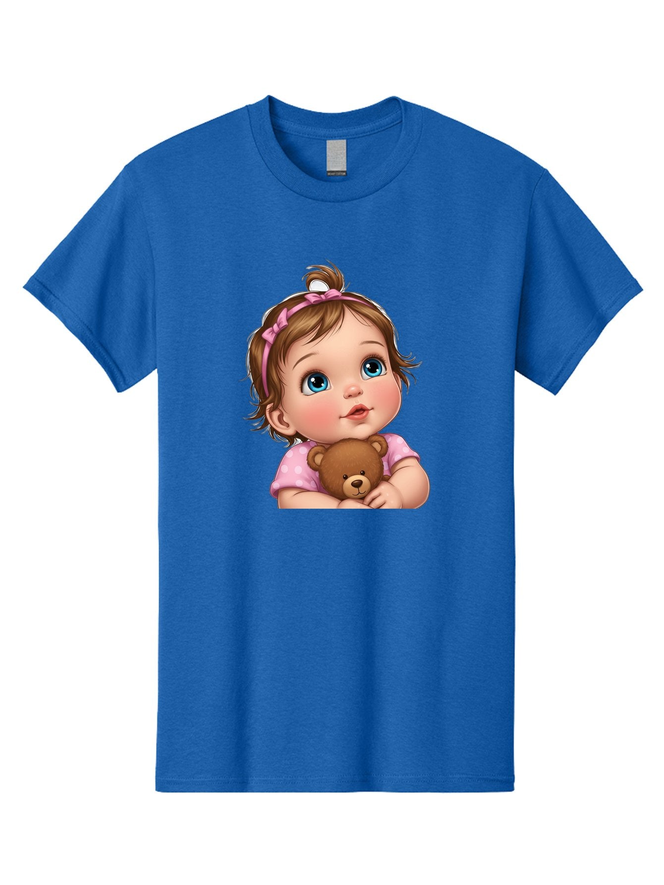 Baby-Girl-With-Teddy-Bear-2 Men'S Graphic Tee, 100% Cotton, Comfortable Casual Summer Wear, Machine Washable, Vintage Camera, Old Camera, Antique Camera, Black Camera, Classic Photography, Photography Equipment, Nostalgic Device, Film Camera, Bak012 4