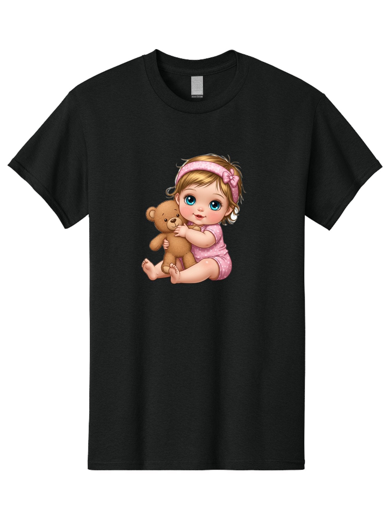 Baby-Girl-With-Teddy-Bear Men'S Graphic Tee, 100% Cotton, Comfortable Casual Summer Wear, Machine Washable, Vintage Camera, Old Camera, Antique Camera, Black Camera, Classic Photography, Photography Equipment, Nostalgic Device, Film Camera, Bak013 14