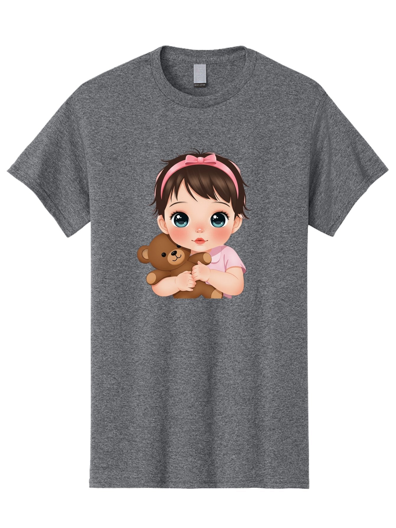 Baby-Girl-With-Teddy Men'S Graphic Tee, 100% Cotton, Comfortable Casual Summer Wear, Machine Washable, Vintage Camera, Old Camera, Antique Camera, Black Camera, Classic Photography, Photography Equipment, Nostalgic Device, Film Camera, Bak014