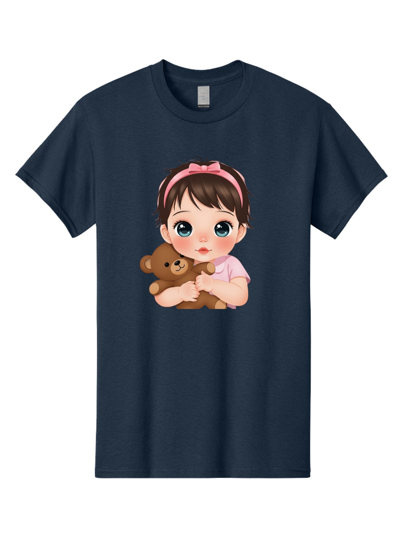 Baby-Girl-With-Teddy Men'S Graphic Tee, 100% Cotton, Comfortable Casual Summer Wear, Machine Washable, Vintage Camera, Old Camera, Antique Camera, Black Camera, Classic Photography, Photography Equipment, Nostalgic Device, Film Camera, Bak014 15