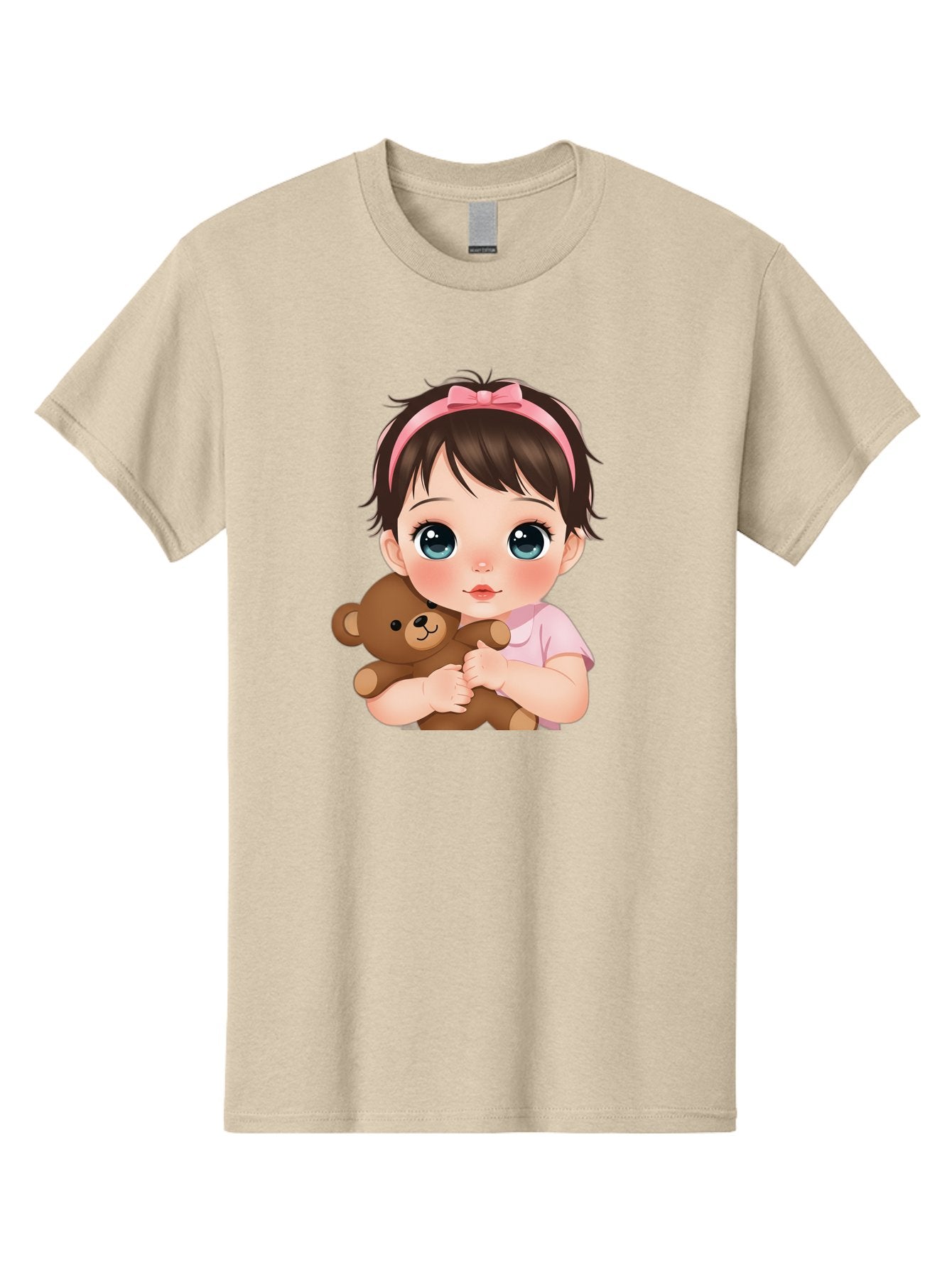 Baby-Girl-With-Teddy Men'S Graphic Tee, 100% Cotton, Comfortable Casual Summer Wear, Machine Washable, Vintage Camera, Old Camera, Antique Camera, Black Camera, Classic Photography, Photography Equipment, Nostalgic Device, Film Camera, Bak014 7