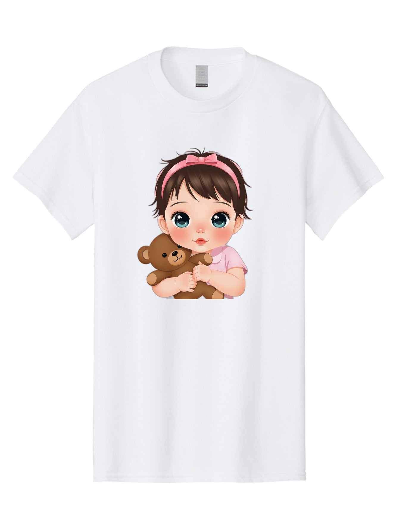 Baby-Girl-With-Teddy Men'S Graphic Tee, 100% Cotton, Comfortable Casual Summer Wear, Machine Washable, Vintage Camera, Old Camera, Antique Camera, Black Camera, Classic Photography, Photography Equipment, Nostalgic Device, Film Camera, Bak014 14