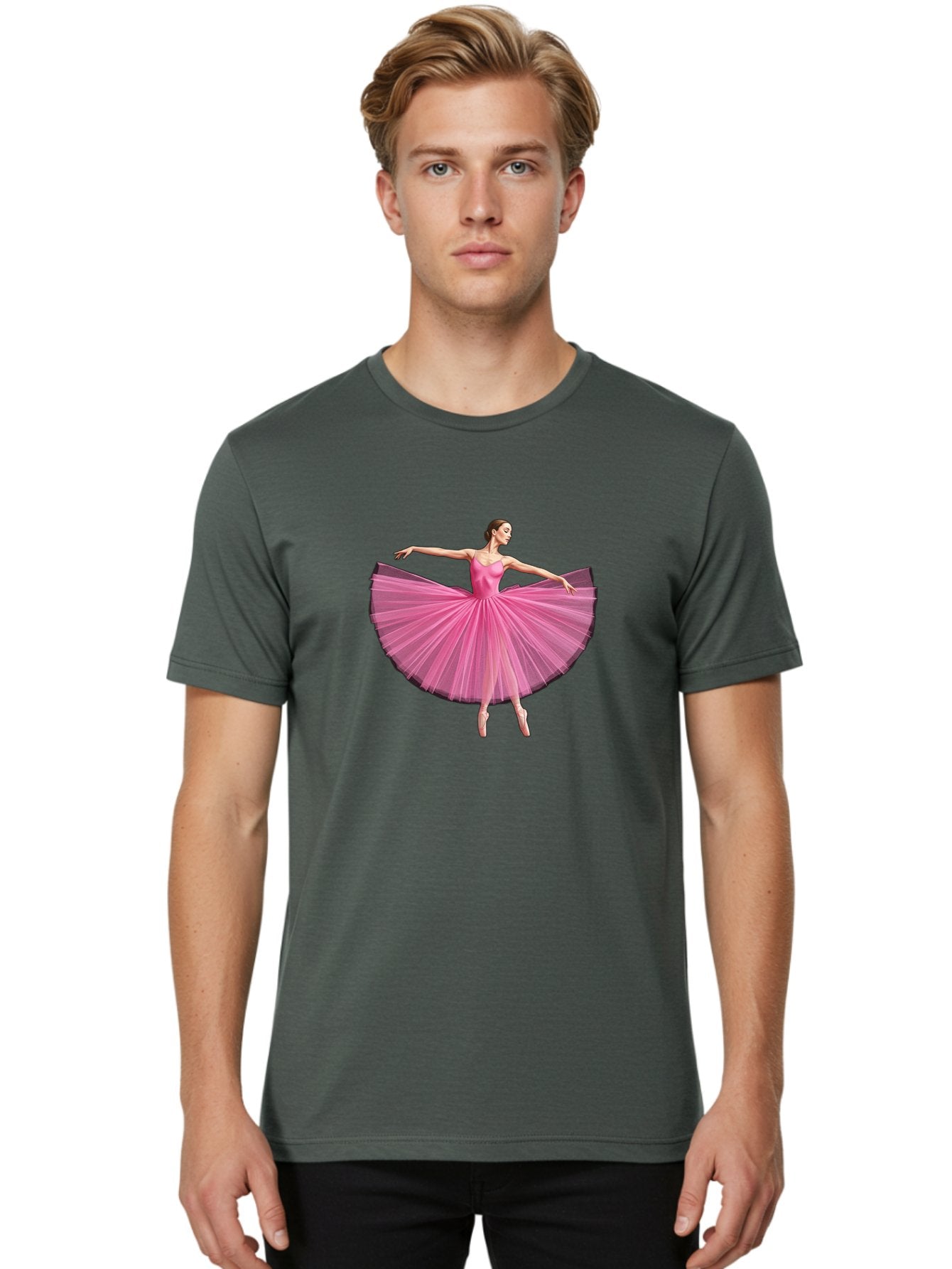 Ballerina-1 Men'S Graphic Tee, 100% Cotton, Comfortable Casual Summer Wear, Machine Washable, Vintage Camera, Old Camera, Antique Camera, Black Camera, Classic Photography, Photography Equipment, Nostalgic Device, Film Camera, Camera Art Bak016 24