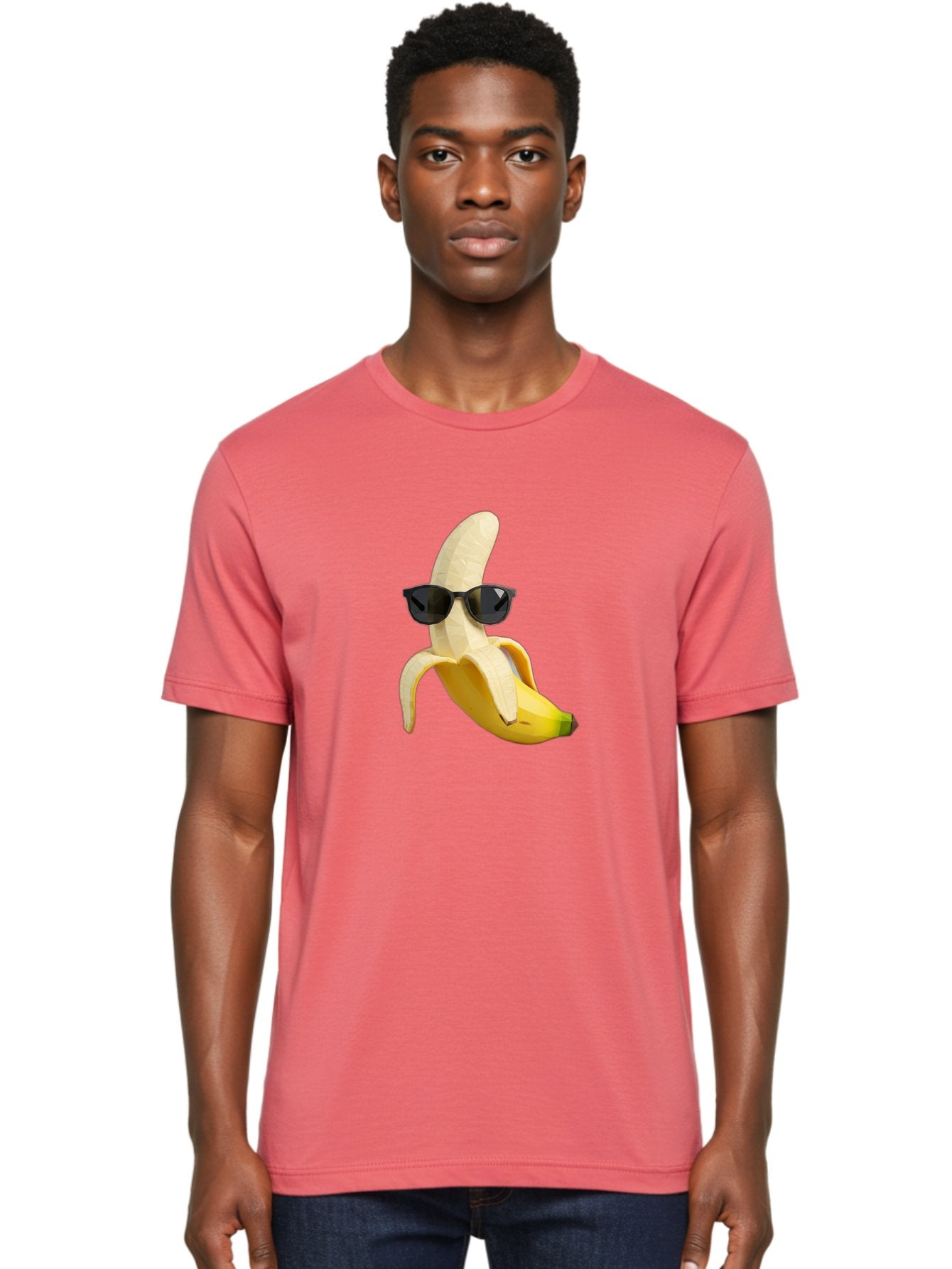 Banana-Man-Wearing-Sunglasses Men'S Graphic Tee, 100% Cotton, Comfortable Casual Summer Wear, Machine Washable, Vintage Camera, Old Camera, Antique Camera, Black Camera, Classic Photography, Photography Equipment, Nostalgic Device, Bak028 22